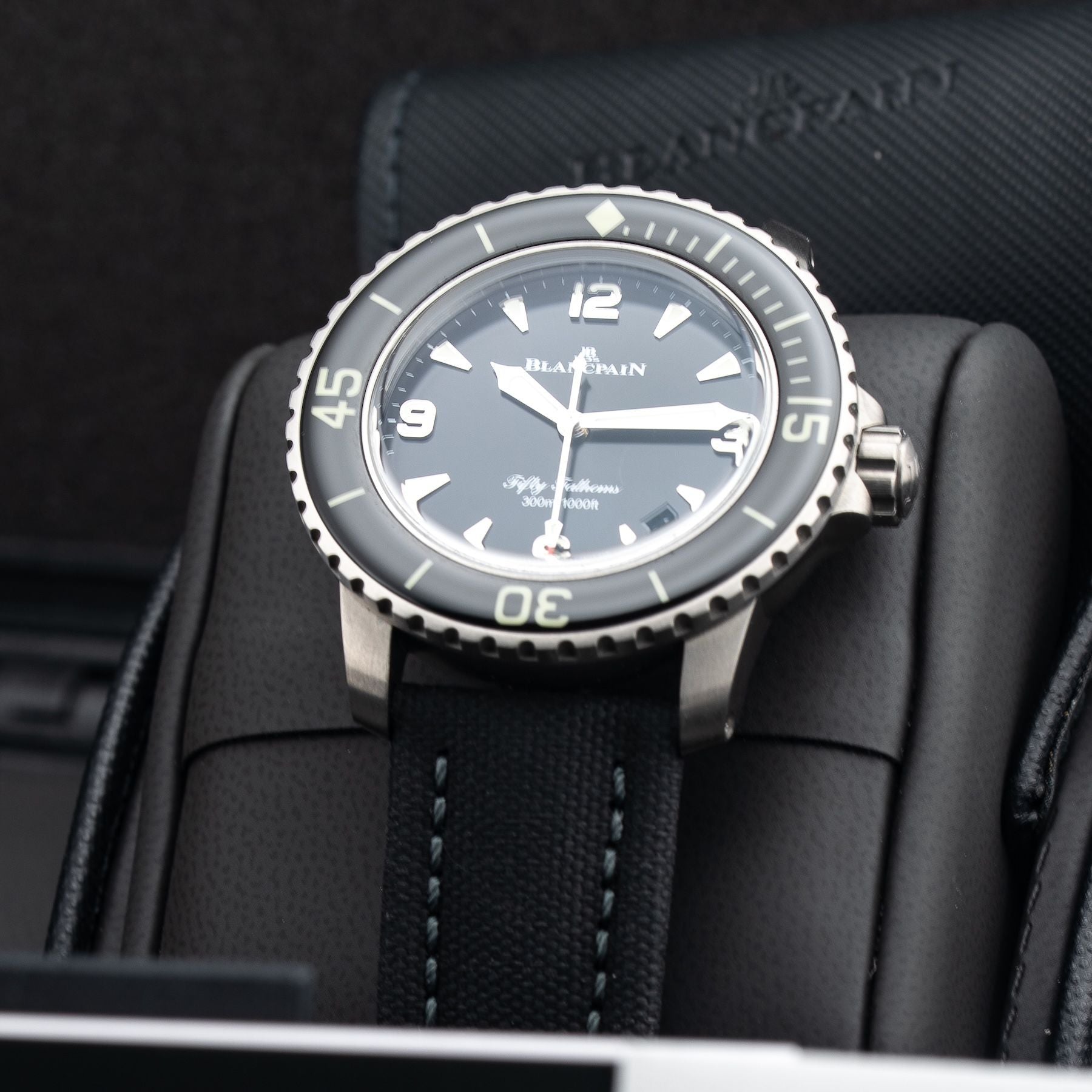Blancpain 5010 12B30 B64A Fifty Fathoms Automatic 42mm Black Dial