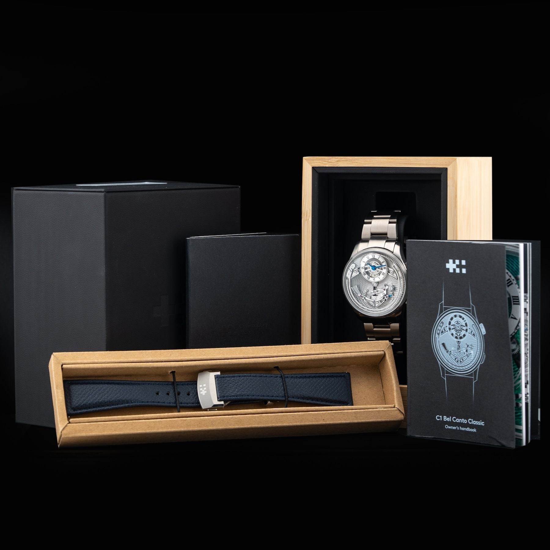Christopher Ward C01-41APT3-T00G0 C1 Bel Canto Classic - Argento Bader Bracelet