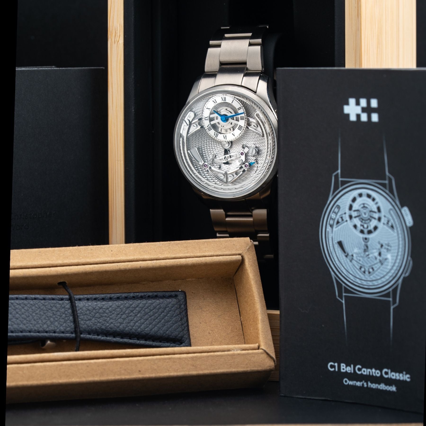 Christopher Ward C01-41APT3-T00G0 C1 Bel Canto Classic - Argento Bader Bracelet