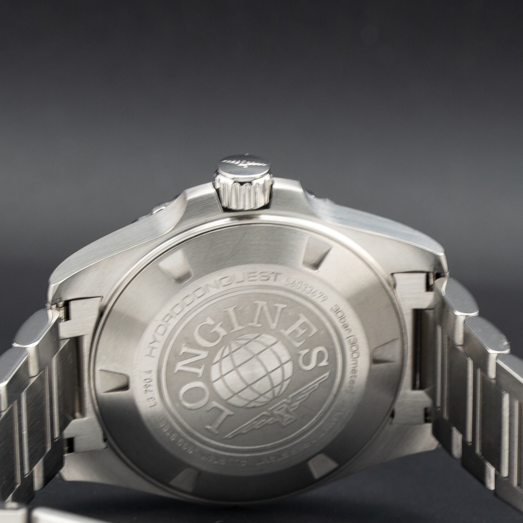 Longines Hydroconquest L3.790.4.56.6 GMT Black Dial 41