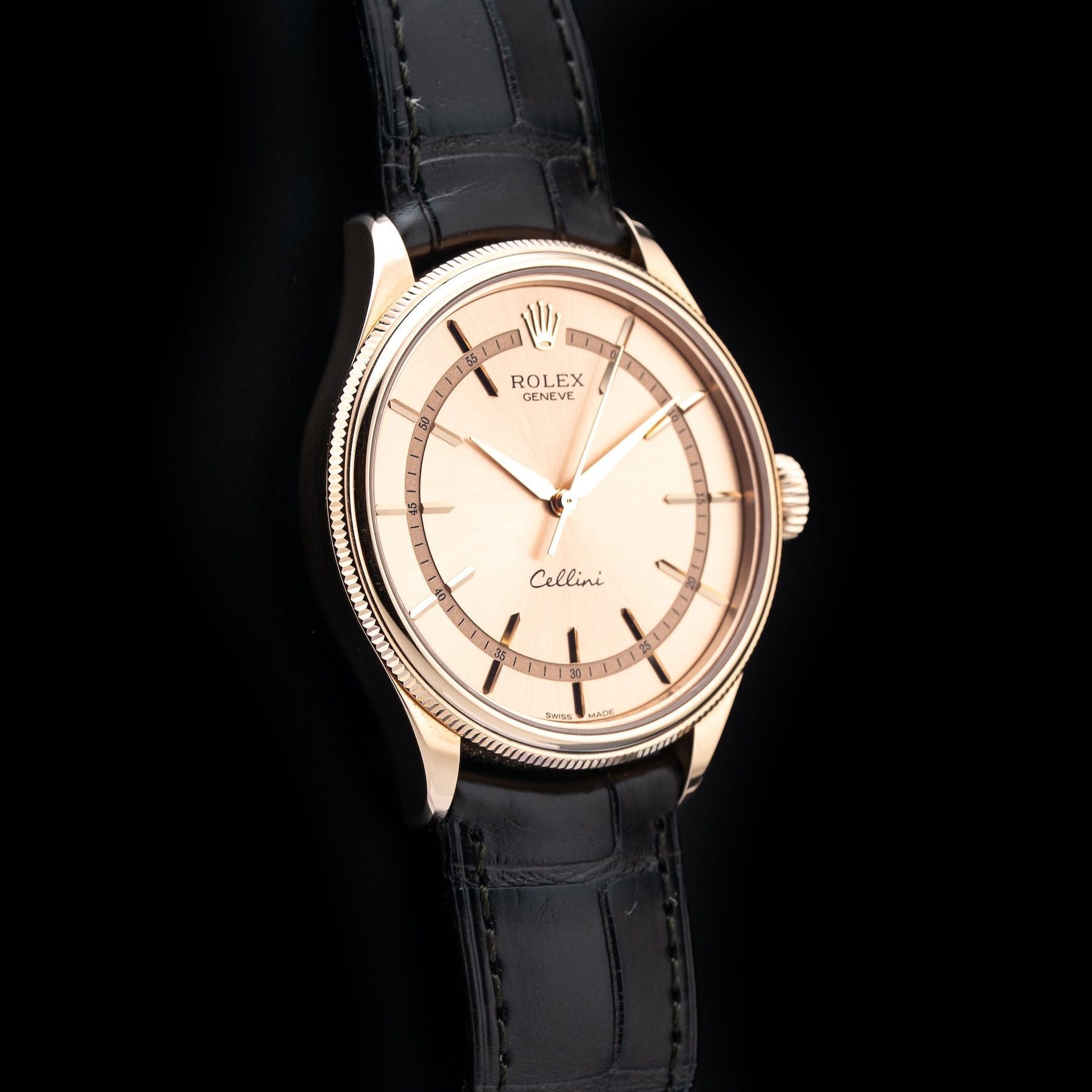 Rolex 50505 Cellini Time Rose Gold