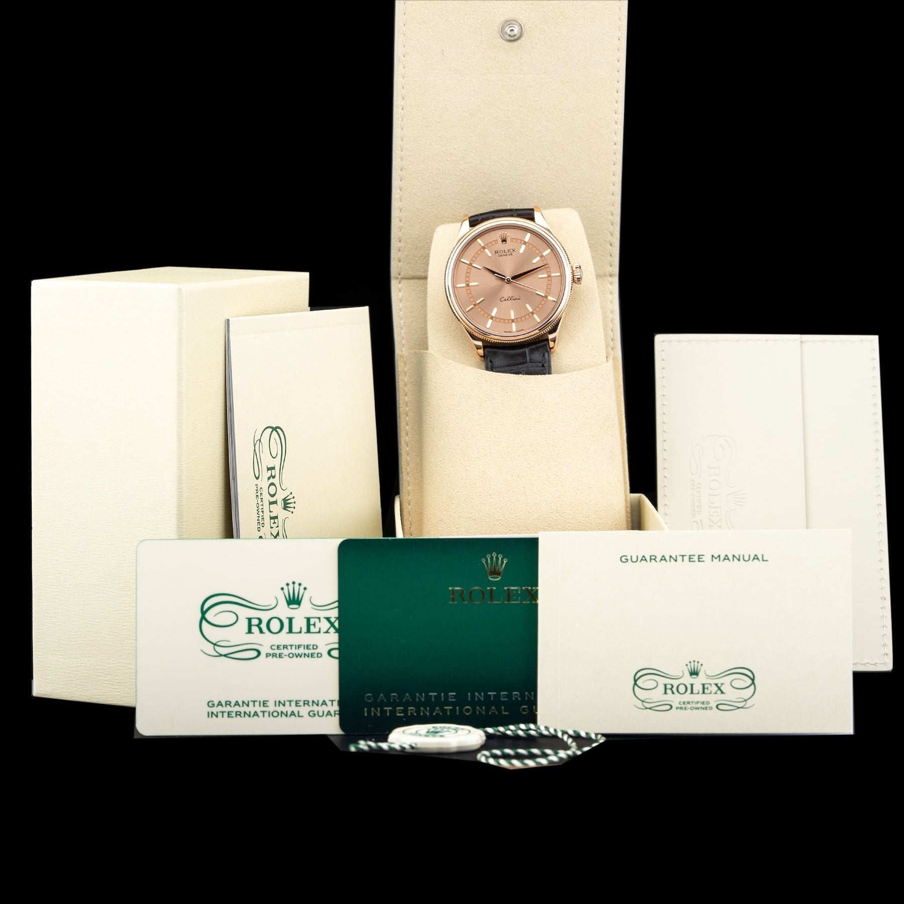 Rolex 50505 Cellini Time Rose Gold