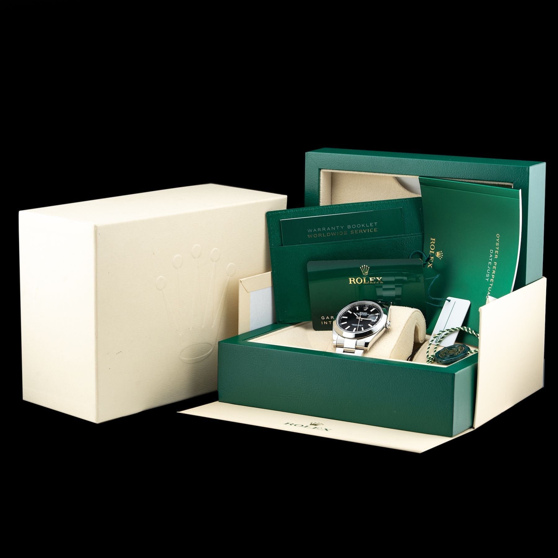 Rolex 126300 Datejust 41 Black Dial