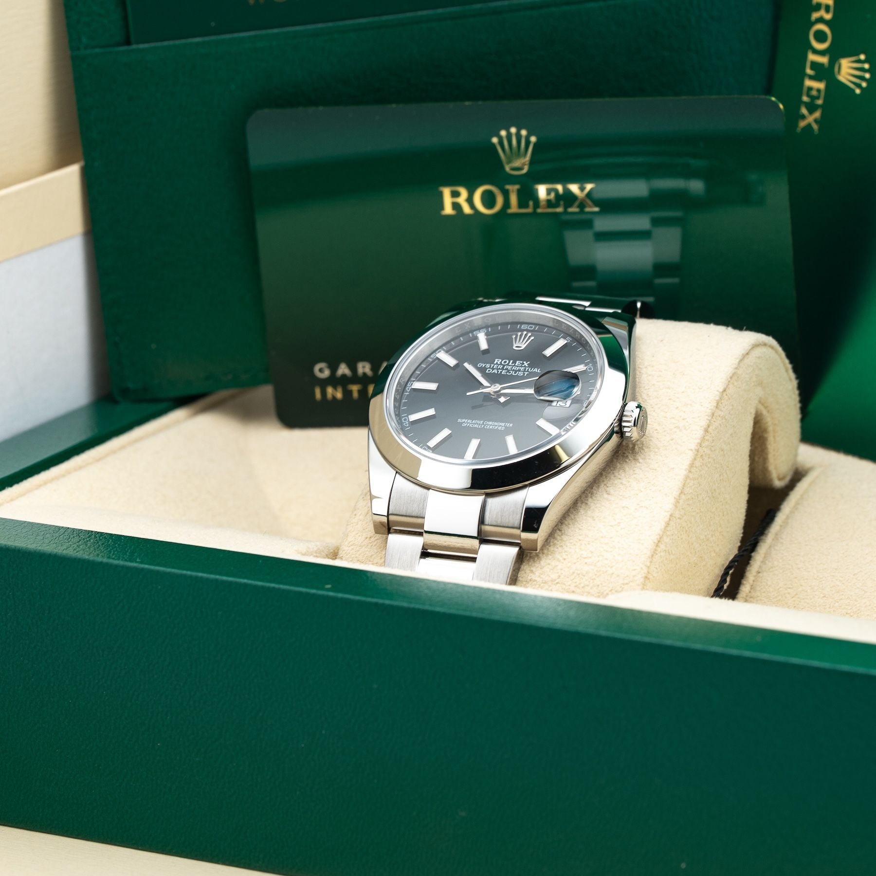 Rolex 126300 Datejust 41 Black Dial