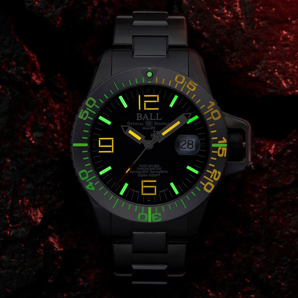 Ball DM3200A-S2C-BK Engineer Hydrocarbon EOD Titanium 42mm