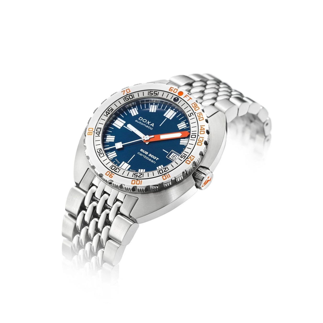 DOXA Sub 300T Caribbean 840.10.201.10 on Bracelet