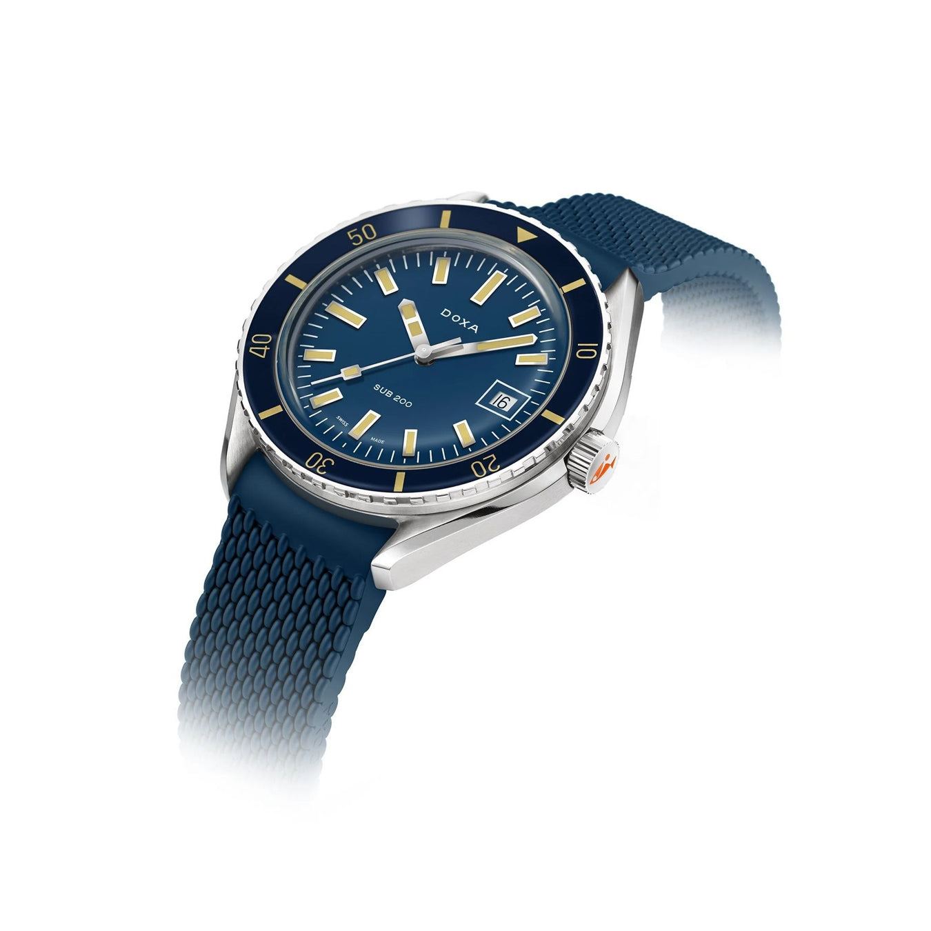DOXA Sub 200 Caribbean 799.10.201.32 on Strap