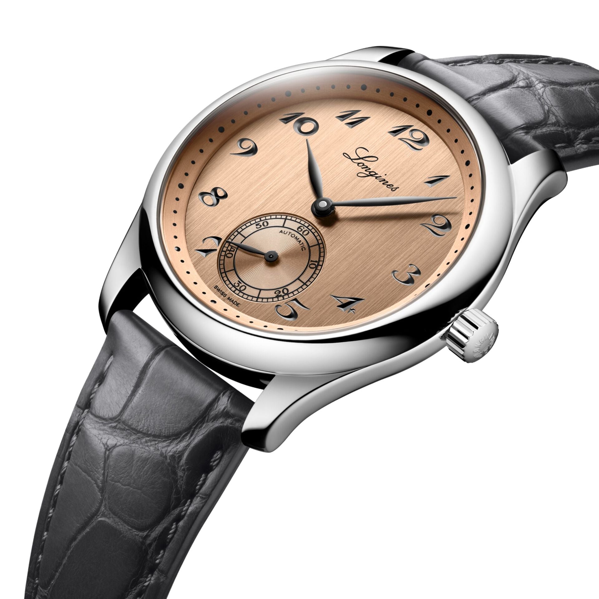 Longines L2.843.4.93.2 Master Collection Salmon Dial