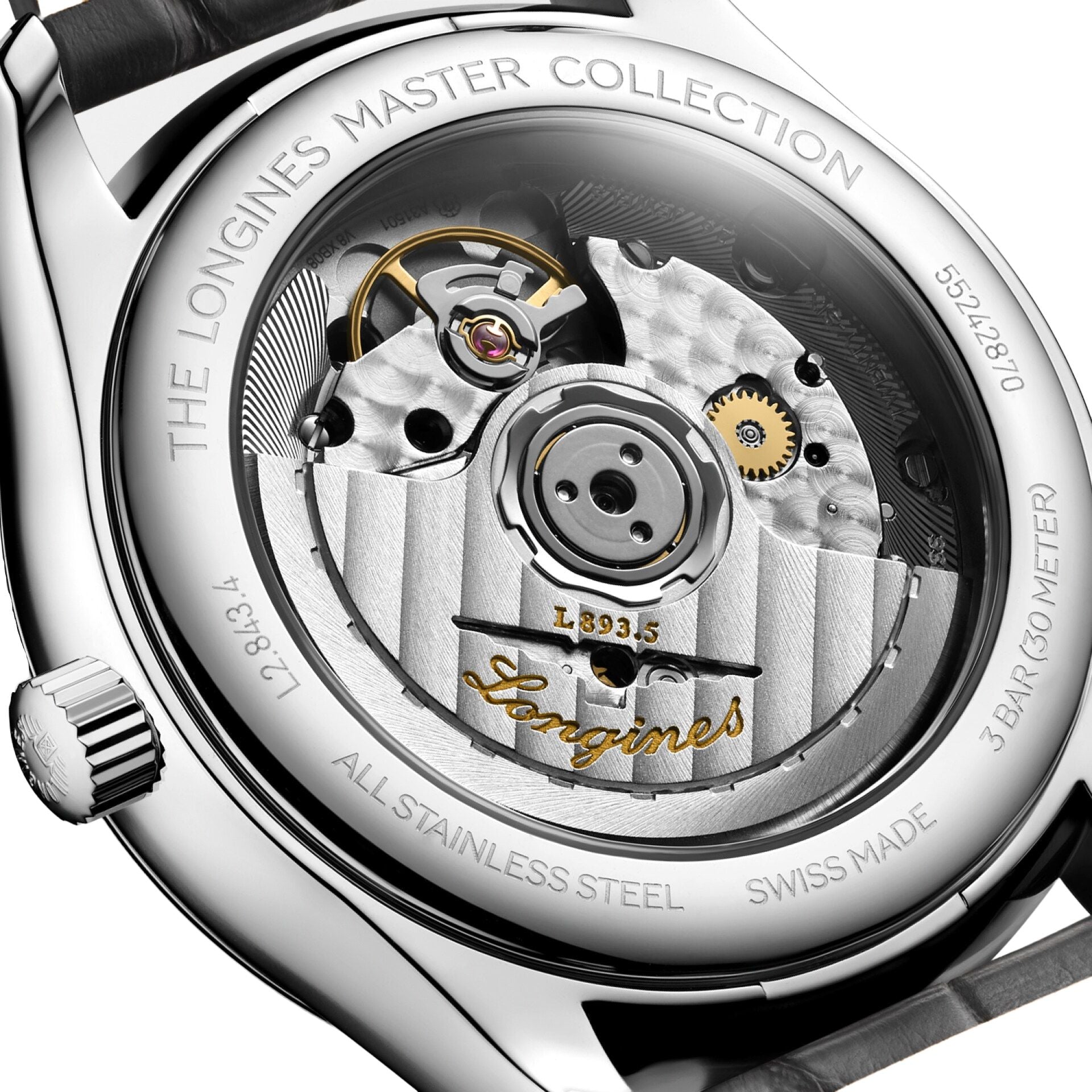 Longines L2.843.4.93.2 Master Collection Salmon Dial