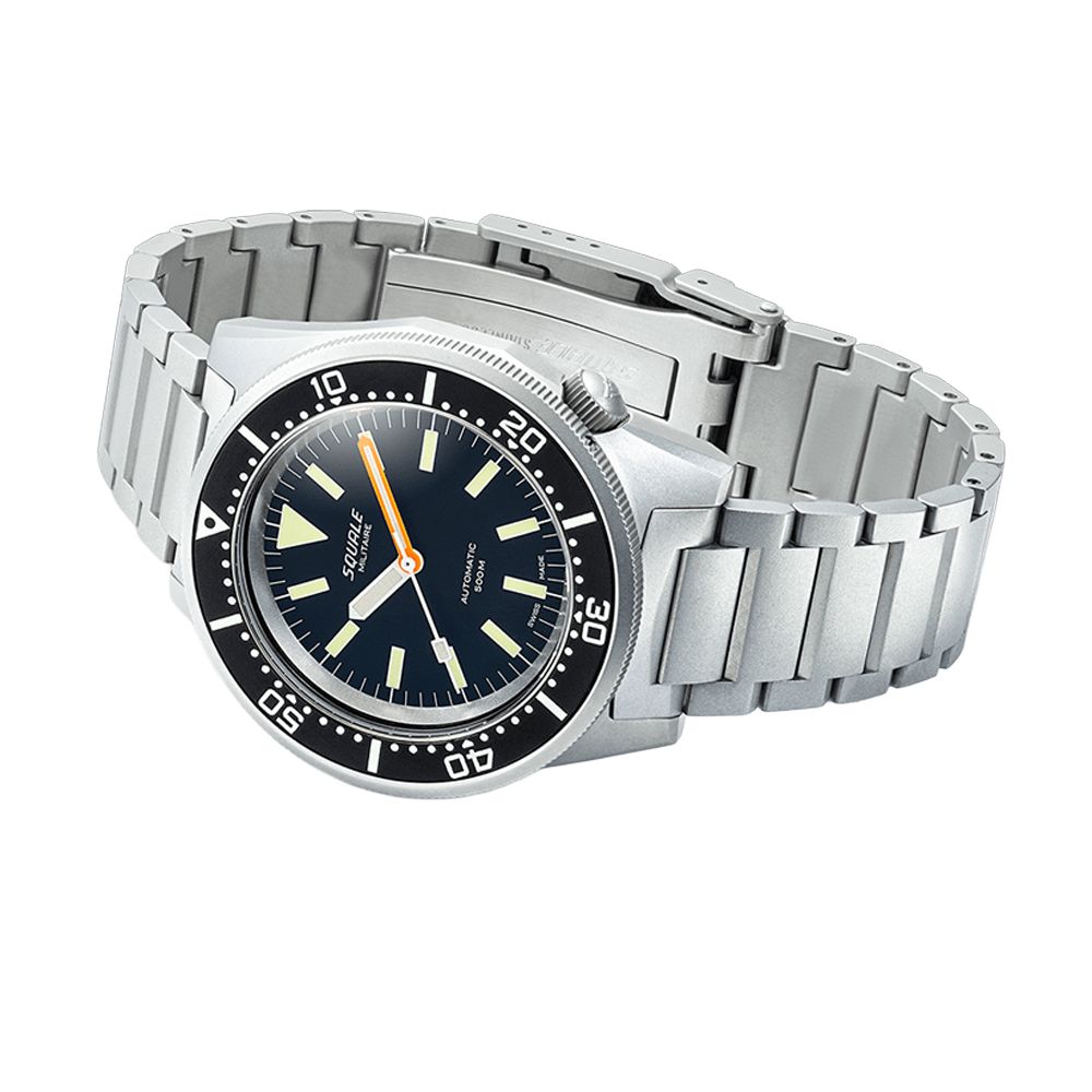 Squale 1521 Militare Polished Steel on Bracelet
