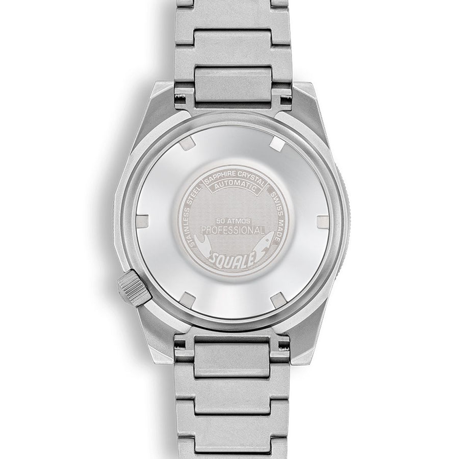Squale 1521 Militare Polished Steel on Bracelet