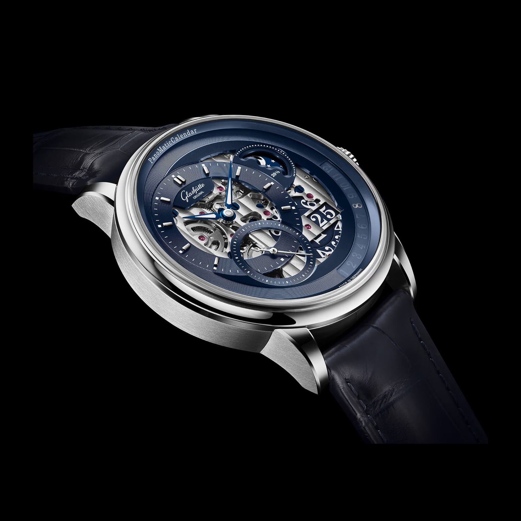 Glashütte Original 1-92-11-01-03-61 PanomaticCalendar on Leather Strap