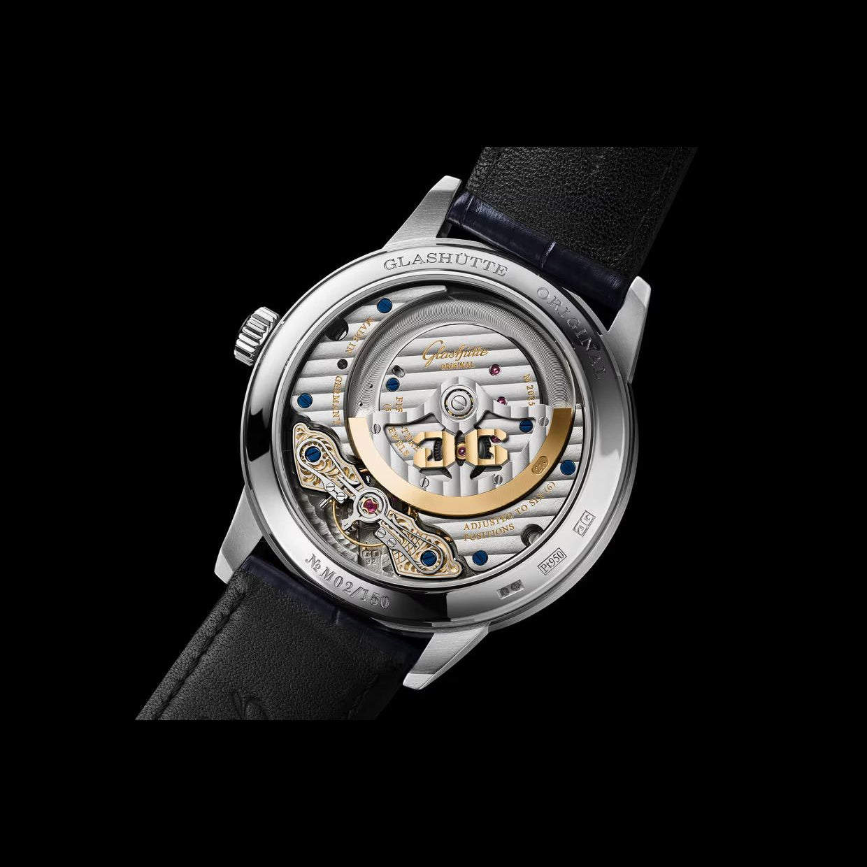 Glashütte Original 1-92-11-01-03-61 PanomaticCalendar on Leather Strap