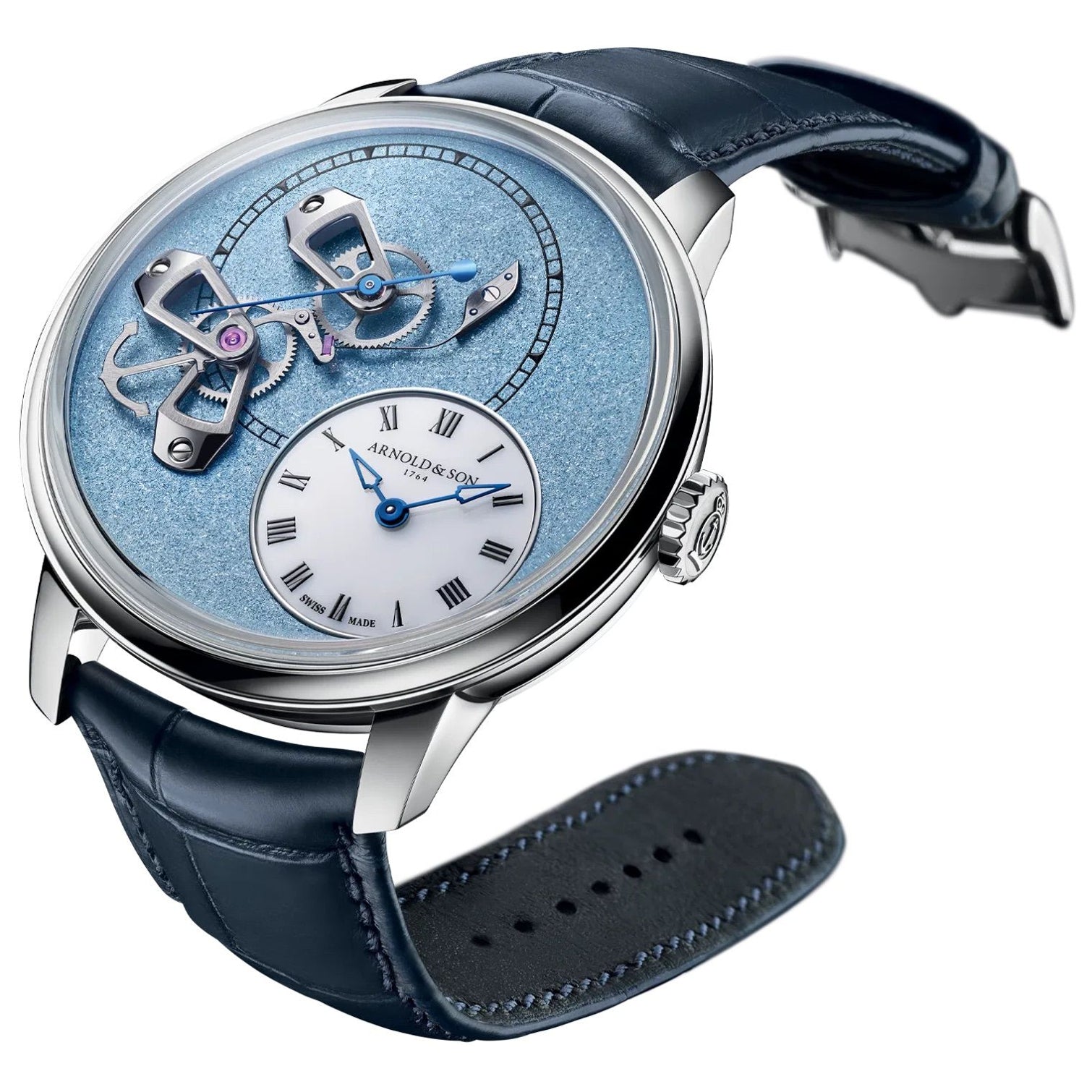 Arnold & Son DSTB Platinum Blue