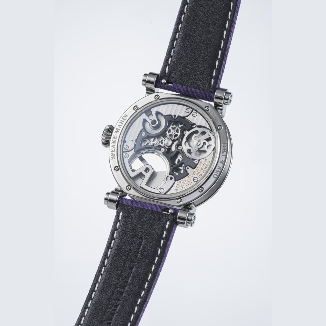 Speake Marin 913811570 Openworked Tourbillon Purple Hour 38mm