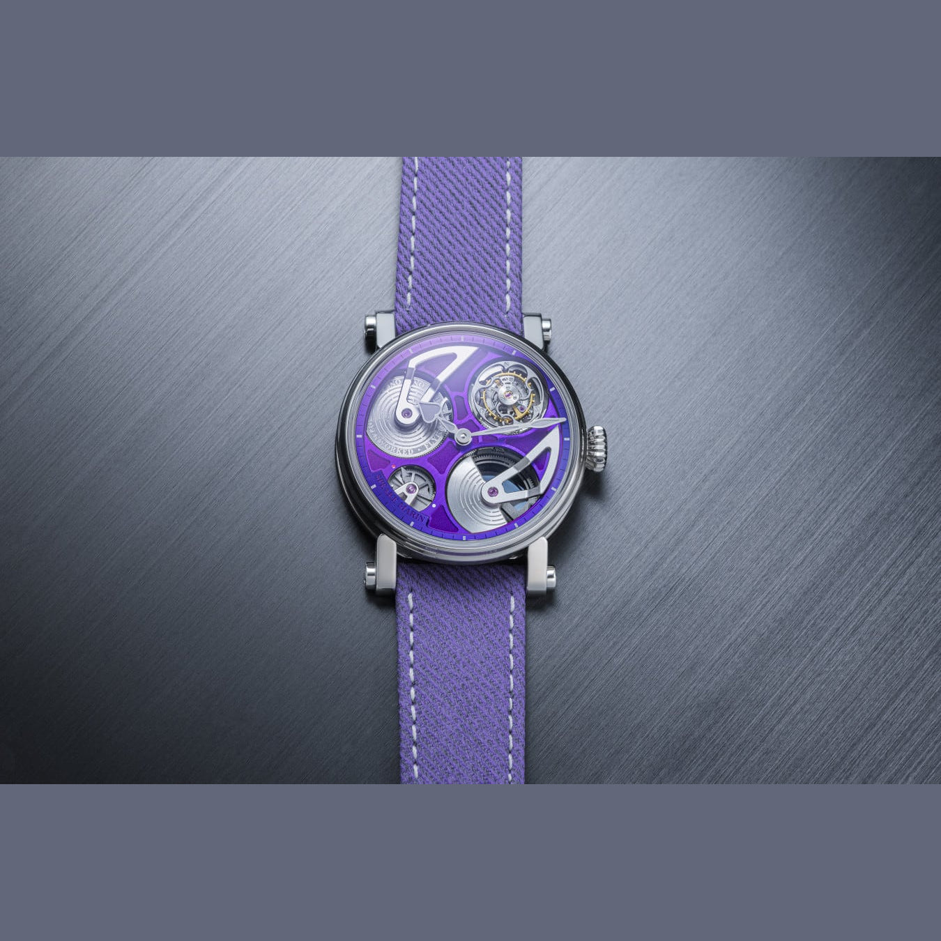 Speake Marin 914211570 Openworked Tourbillon Purple Hour 42mm