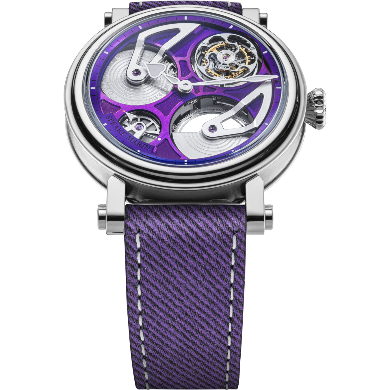 Speake Marin 914211570 Openworked Tourbillon Purple Hour 42mm