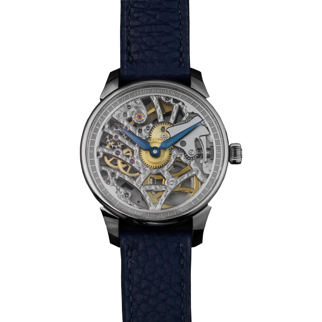 Felipe Pikullik FPSK24 White Rhodium Engraved