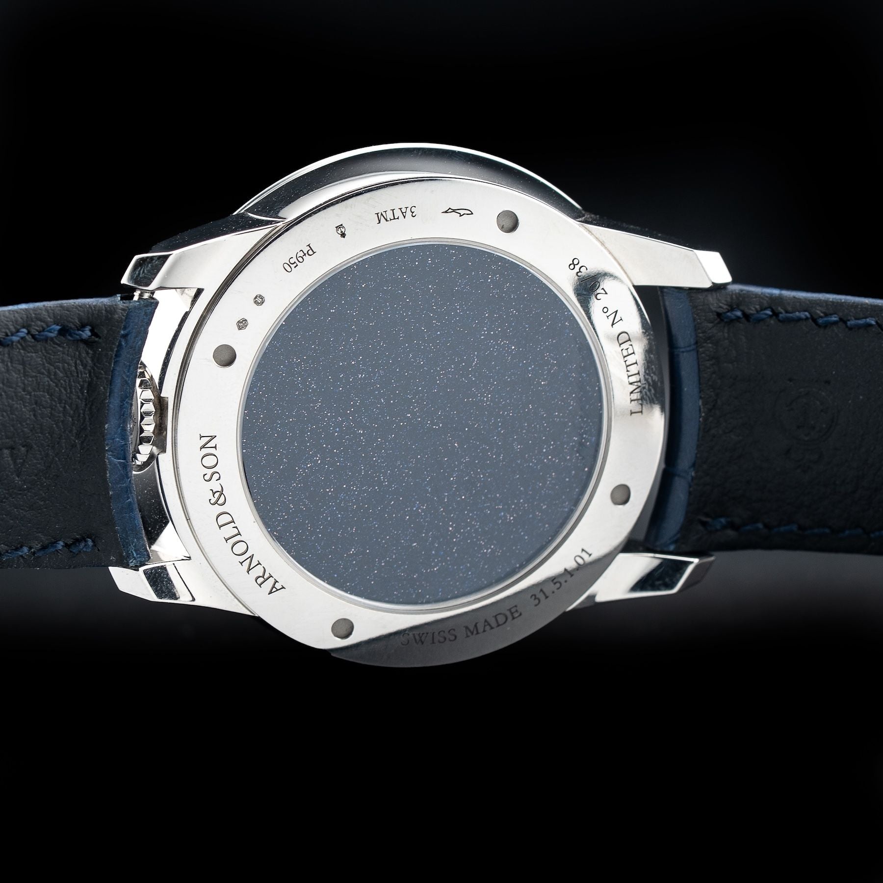Arnold & Son 1TPEX.W01A.C153X Time Pyramid 42.5 Platinum