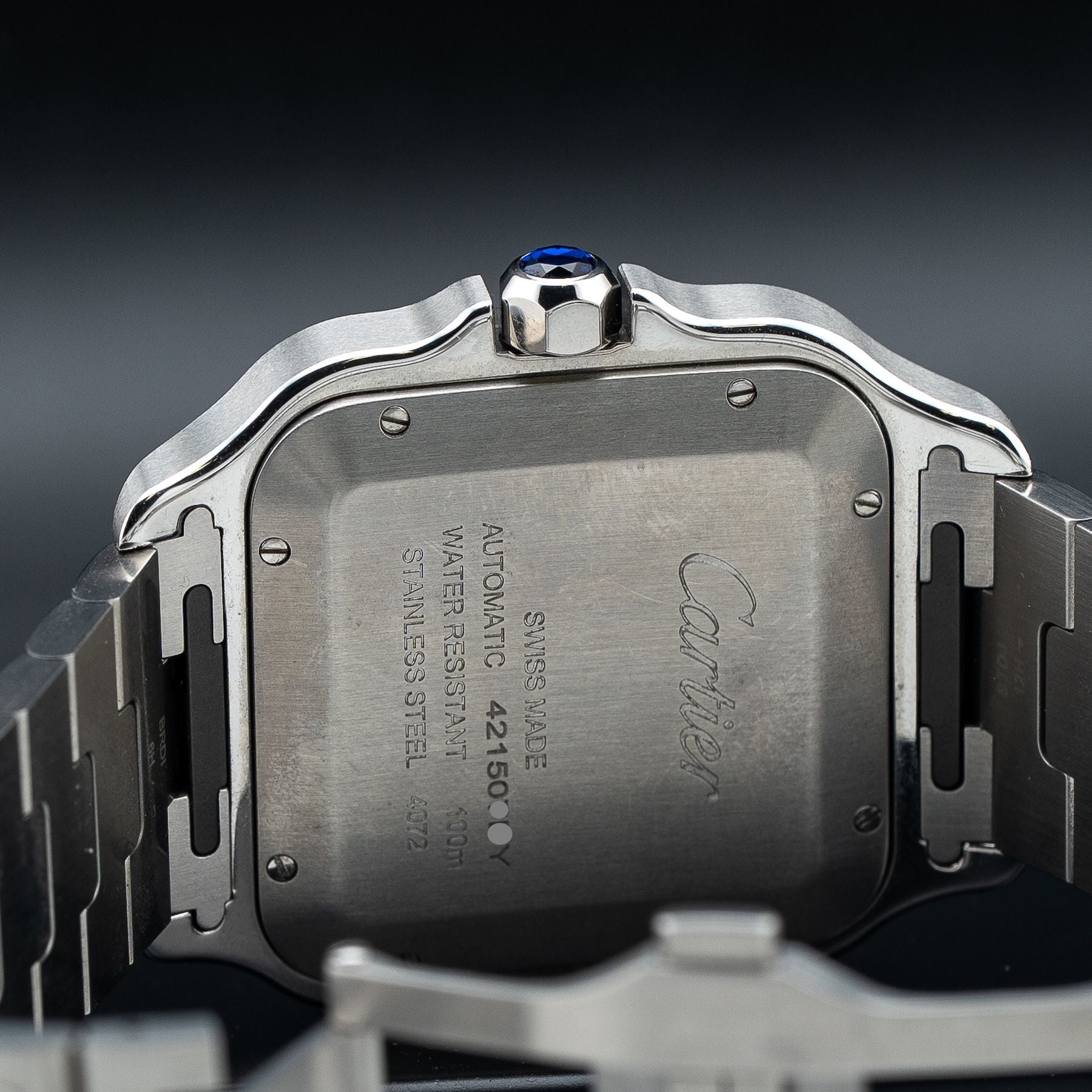 Cartier WSSA0064 Santos Steel Brown Dial 40mm