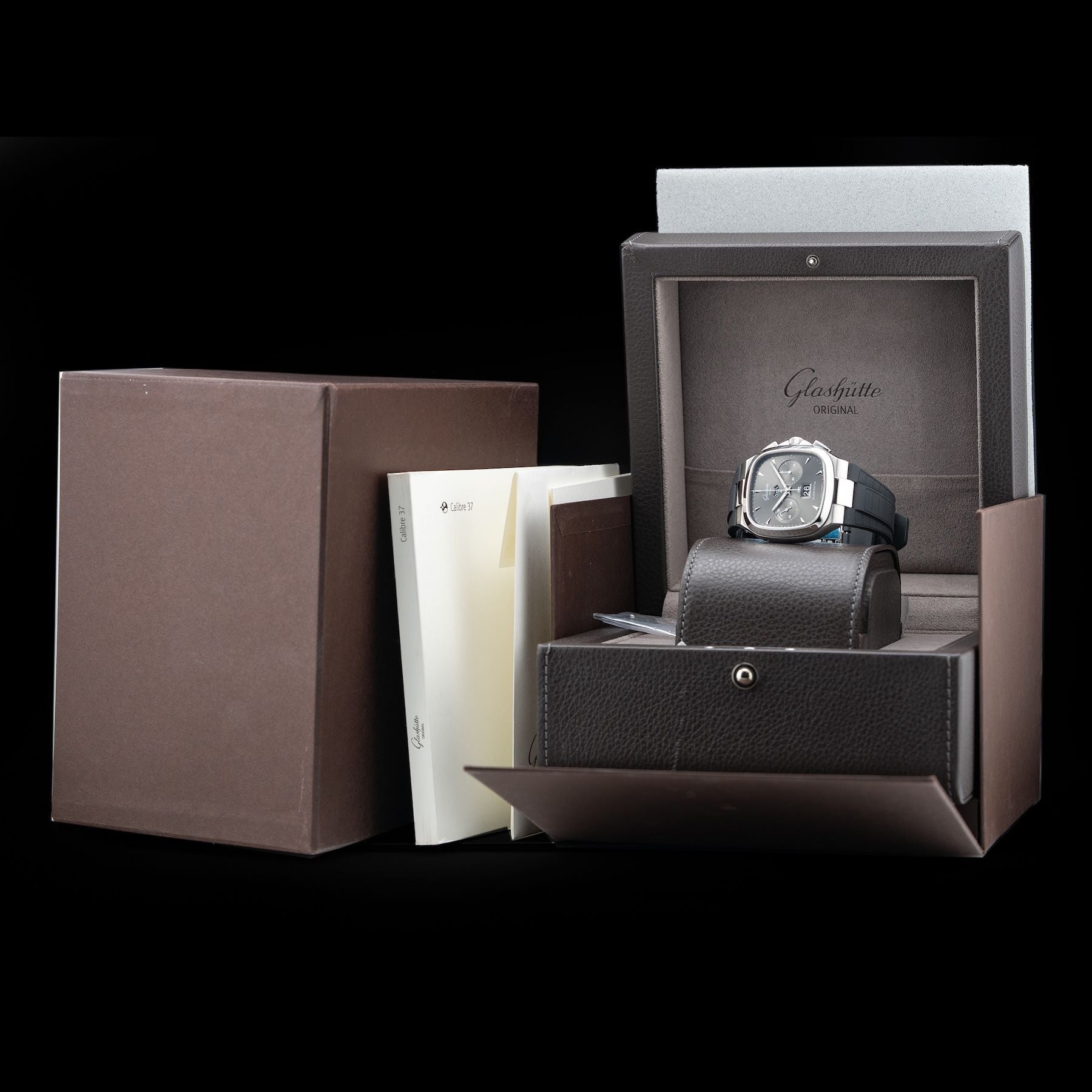 Glashütte Original 1-37-02-01-02-33 Seventies Chronograph Panorama Date
