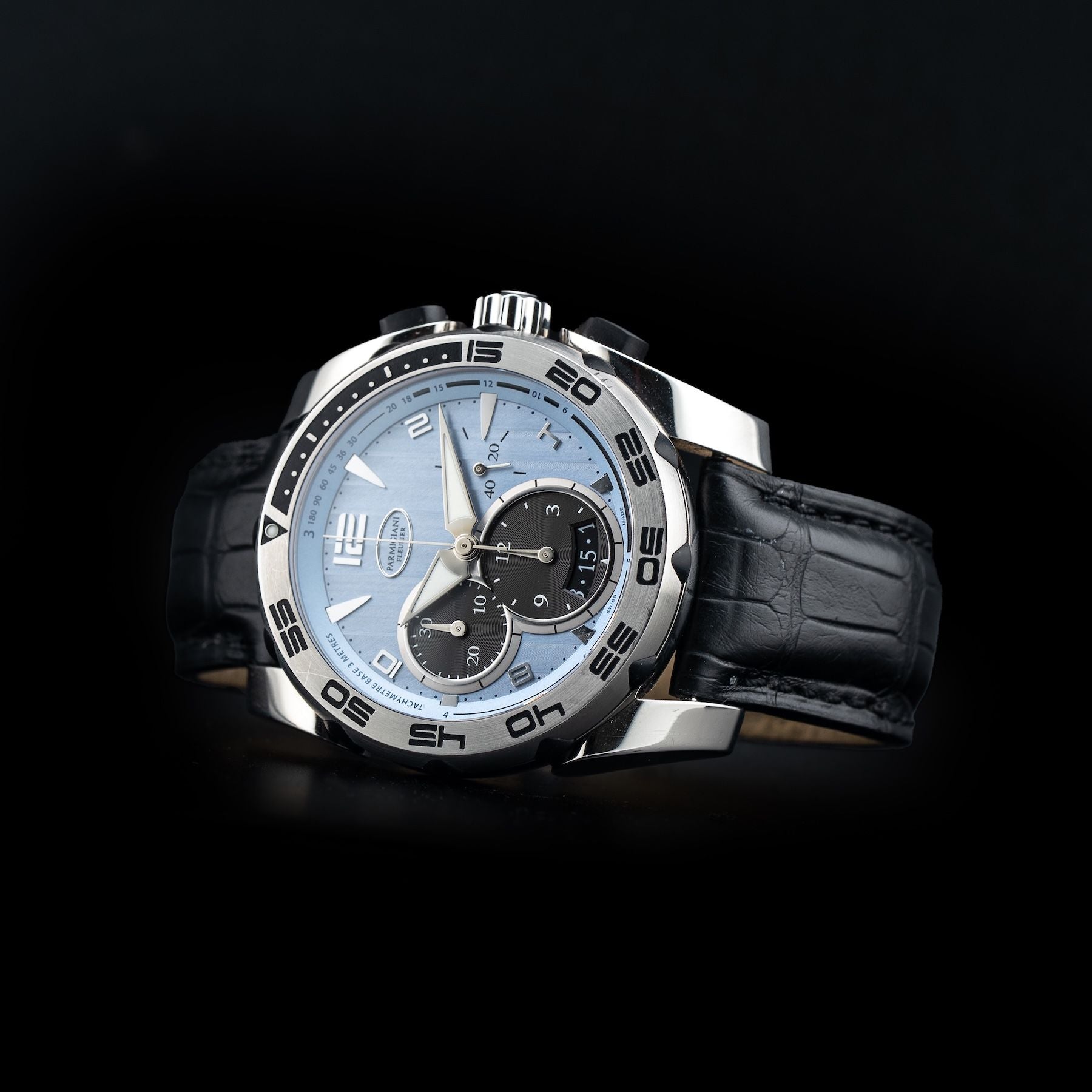 Parmigiani Fleurier PFC528-0010500 Pershing 005 Chronograph Automatic Blue Dial