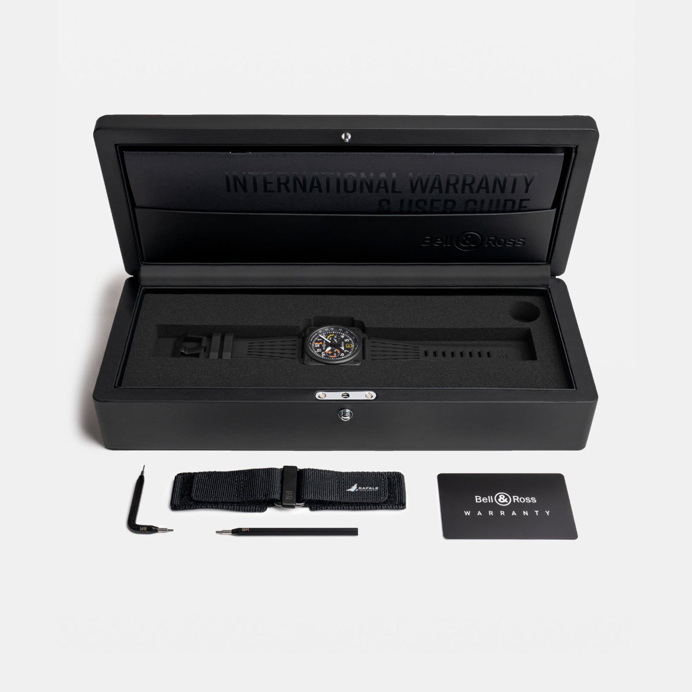 Bell & Ross BR0394-RSD-CE/SRB Chronograph Rafale Solo Display