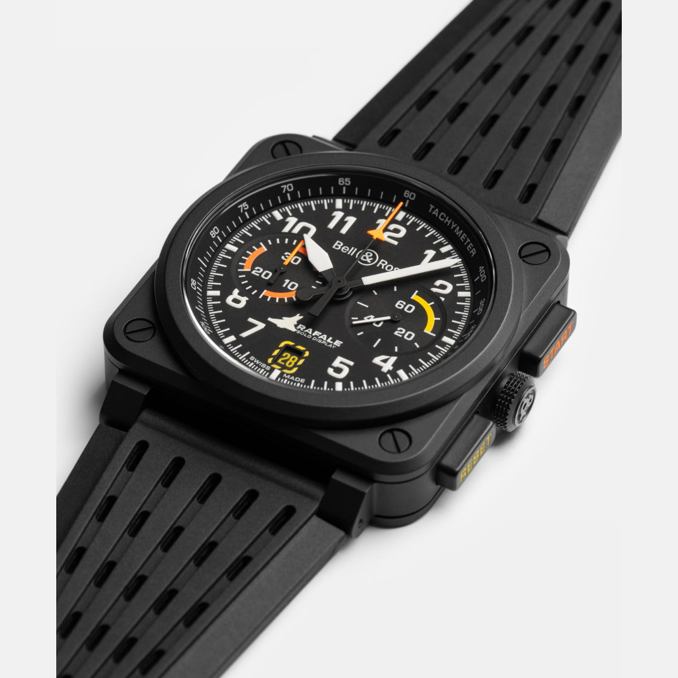 Bell & Ross BR0394-RSD-CE/SRB Chronograph Rafale Solo Display