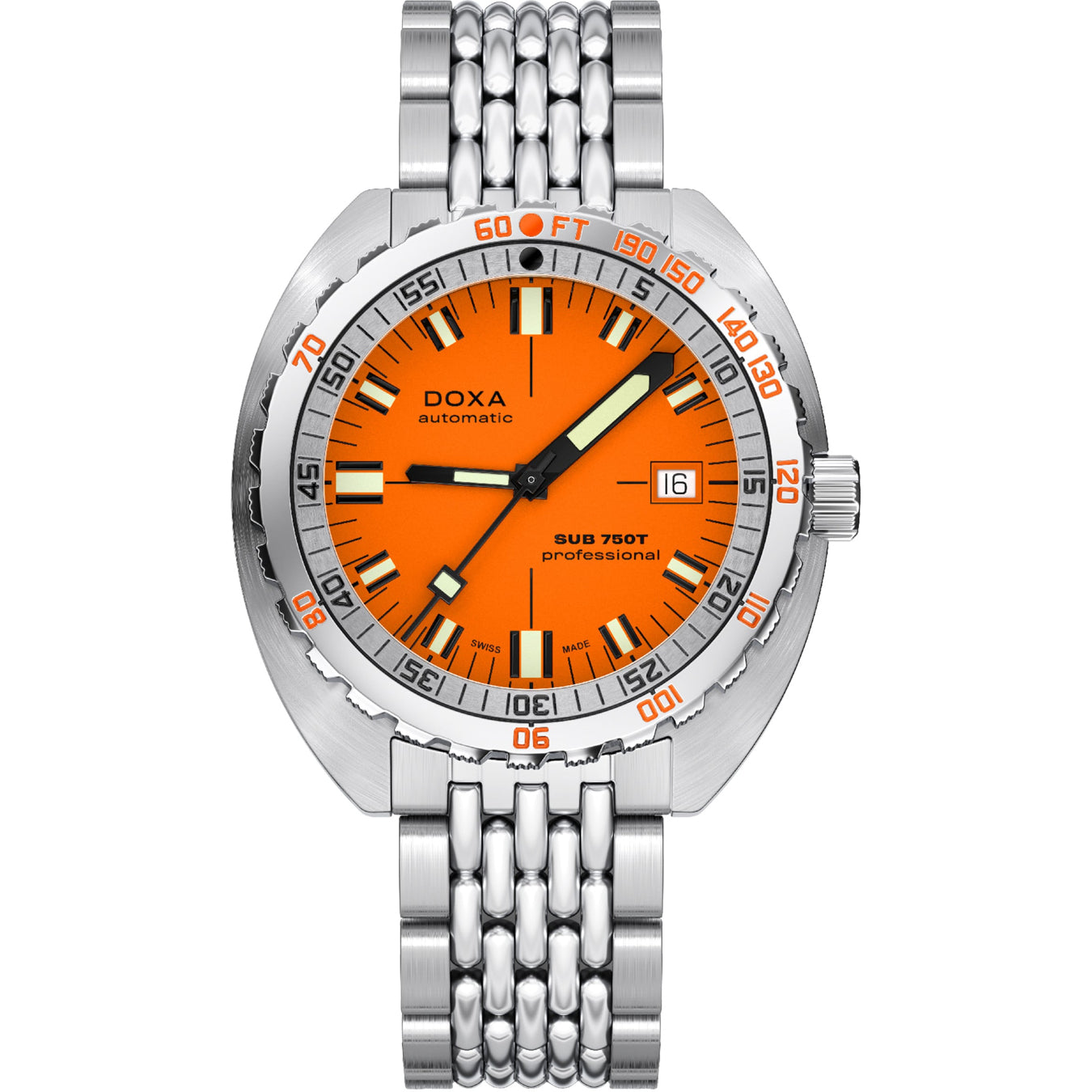 DOXA SUB 750T Professional 825.10.351.10 On Bracelet