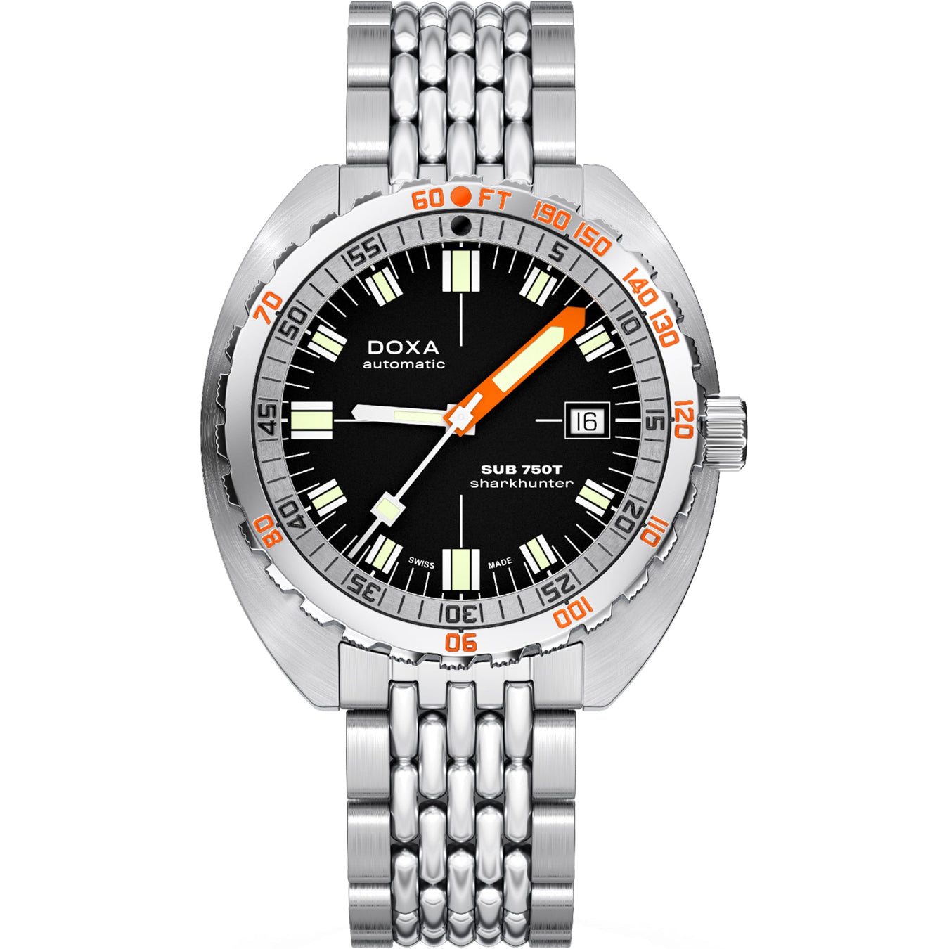 DOXA SUB 750T Sharkhunter 825.10.101.10 On Bracelet