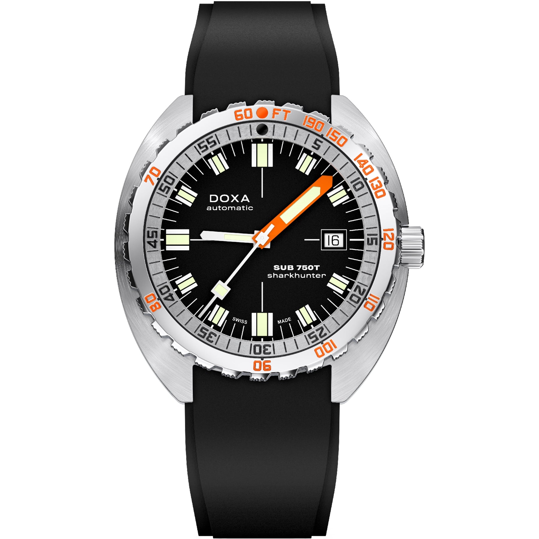 DOXA SUB 750T Sharkhunter 825.10.101.20 On Strap