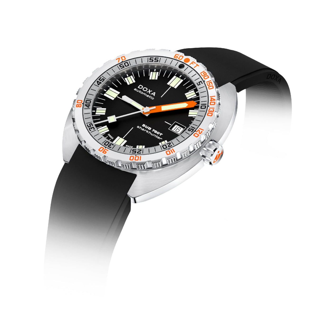 DOXA SUB 750T Sharkhunter 825.10.101.20 On Strap