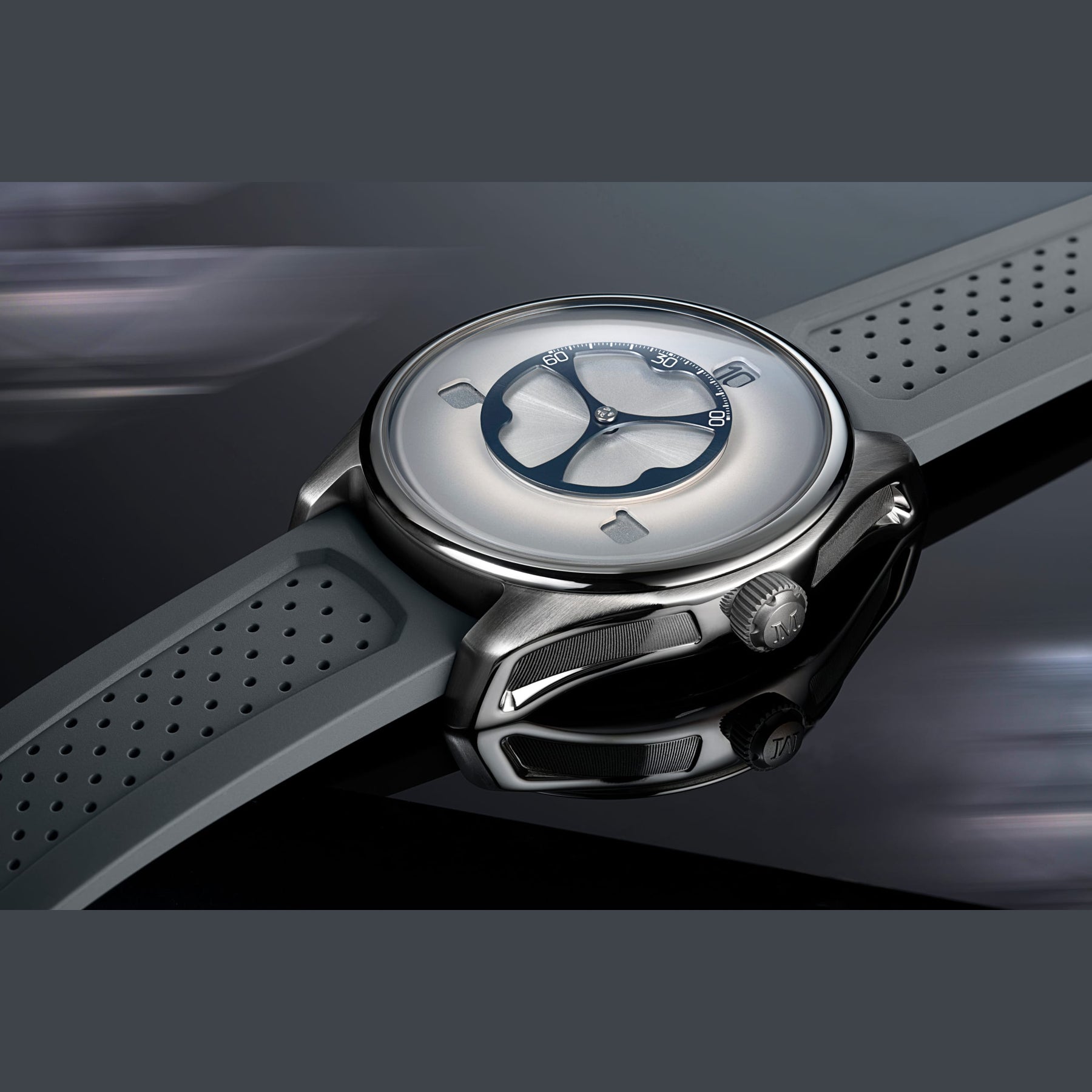 H. Moser & Cie. 3240-1200 Flying Hours White Fumé Dial