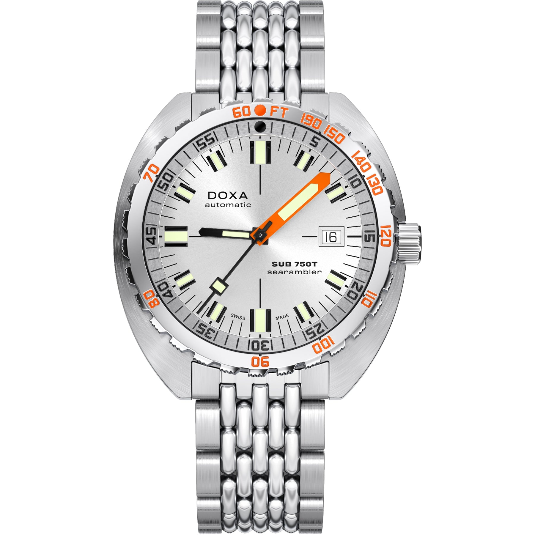 DOXA SUB 750T Searambler 825.10.021.10 On Bracelet