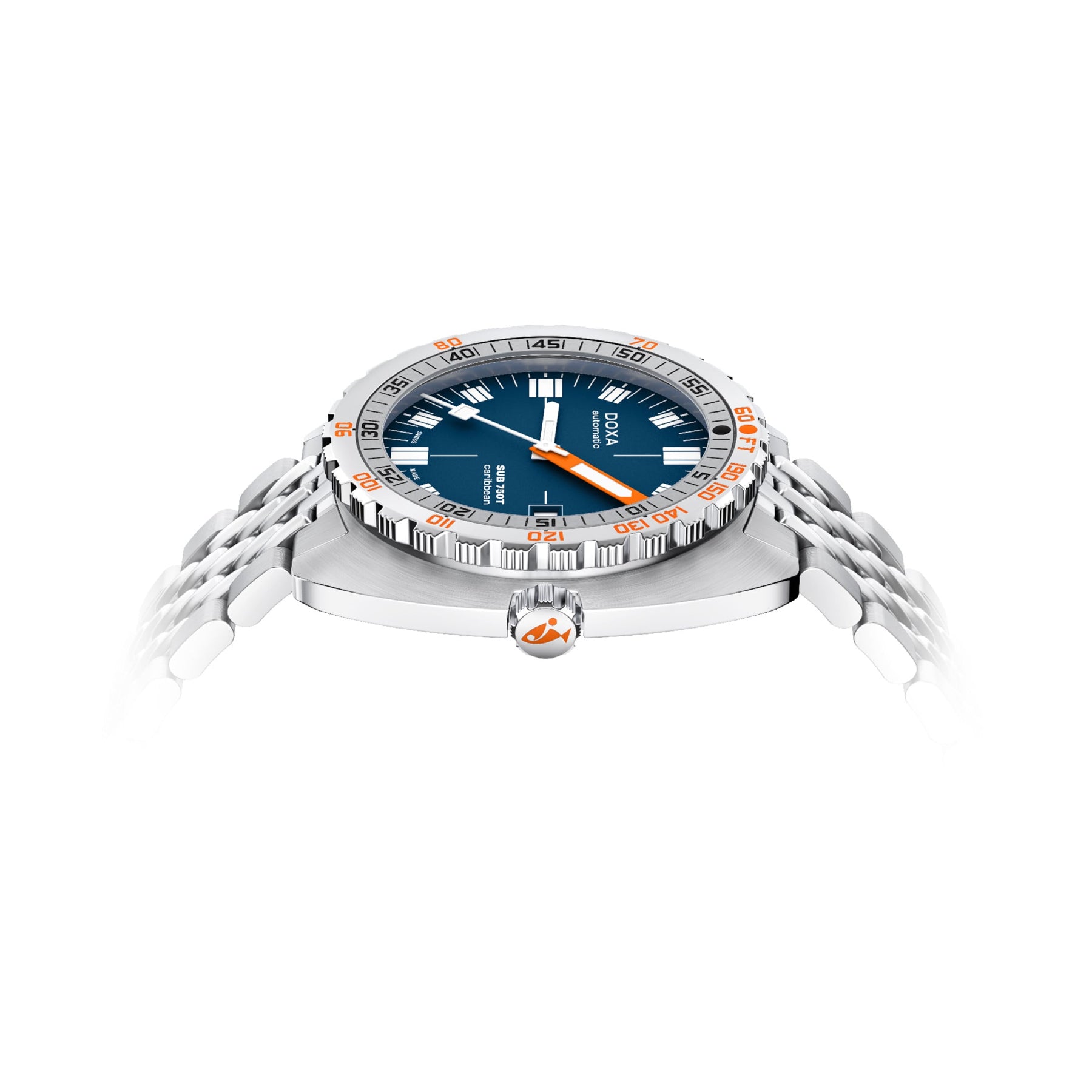 DOXA SUB 750T Caribbean 825.10.201.10 On Bracelet