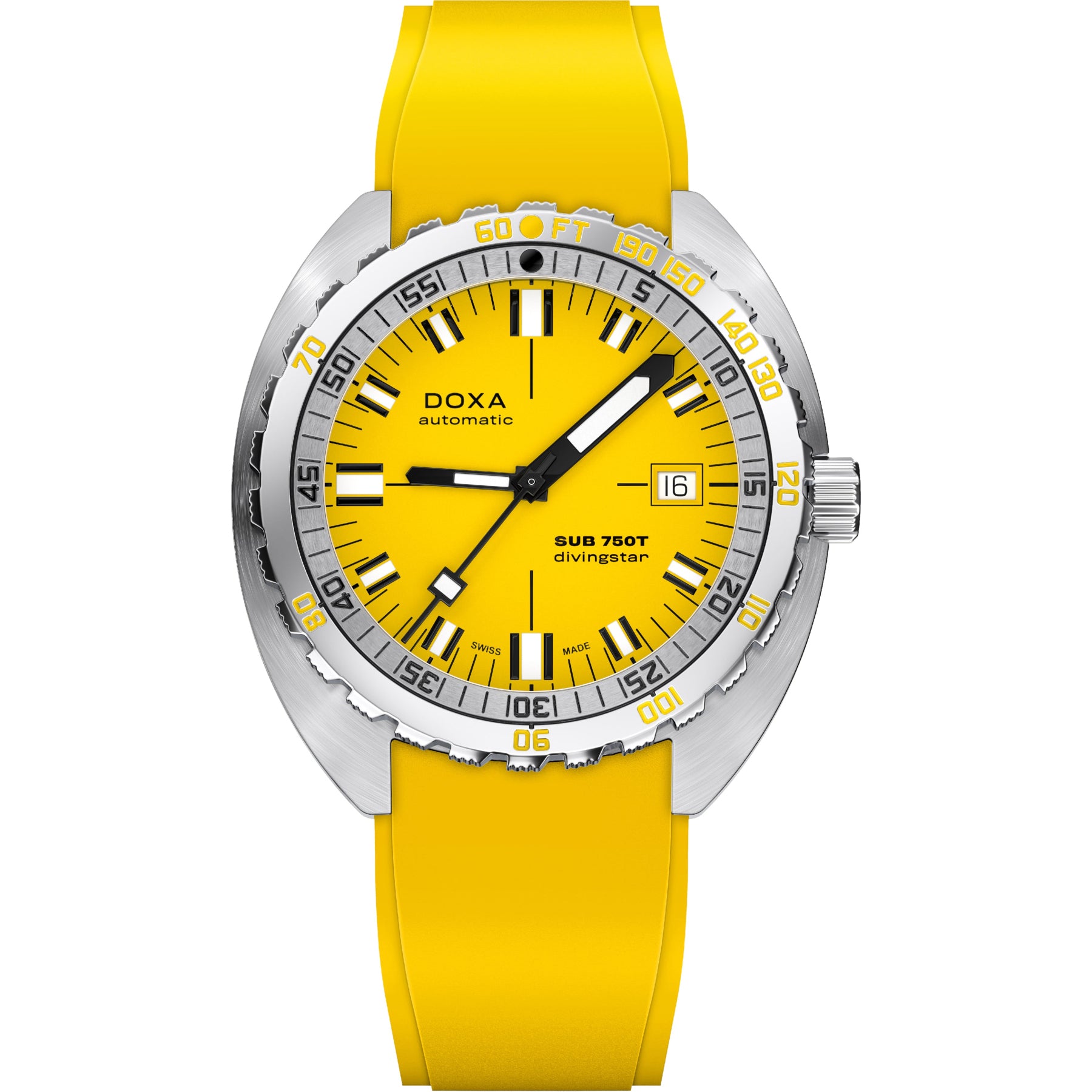 DOXA SUB 750T Divingstar 825.10.361.31 On Strap