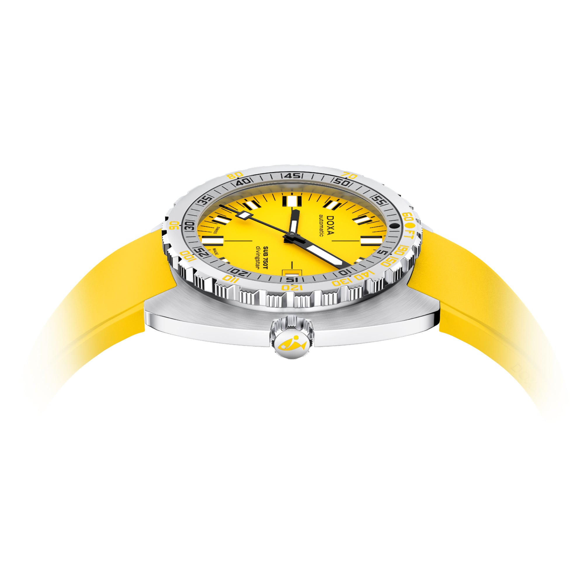 DOXA SUB 750T Divingstar 825.10.361.31 On Strap