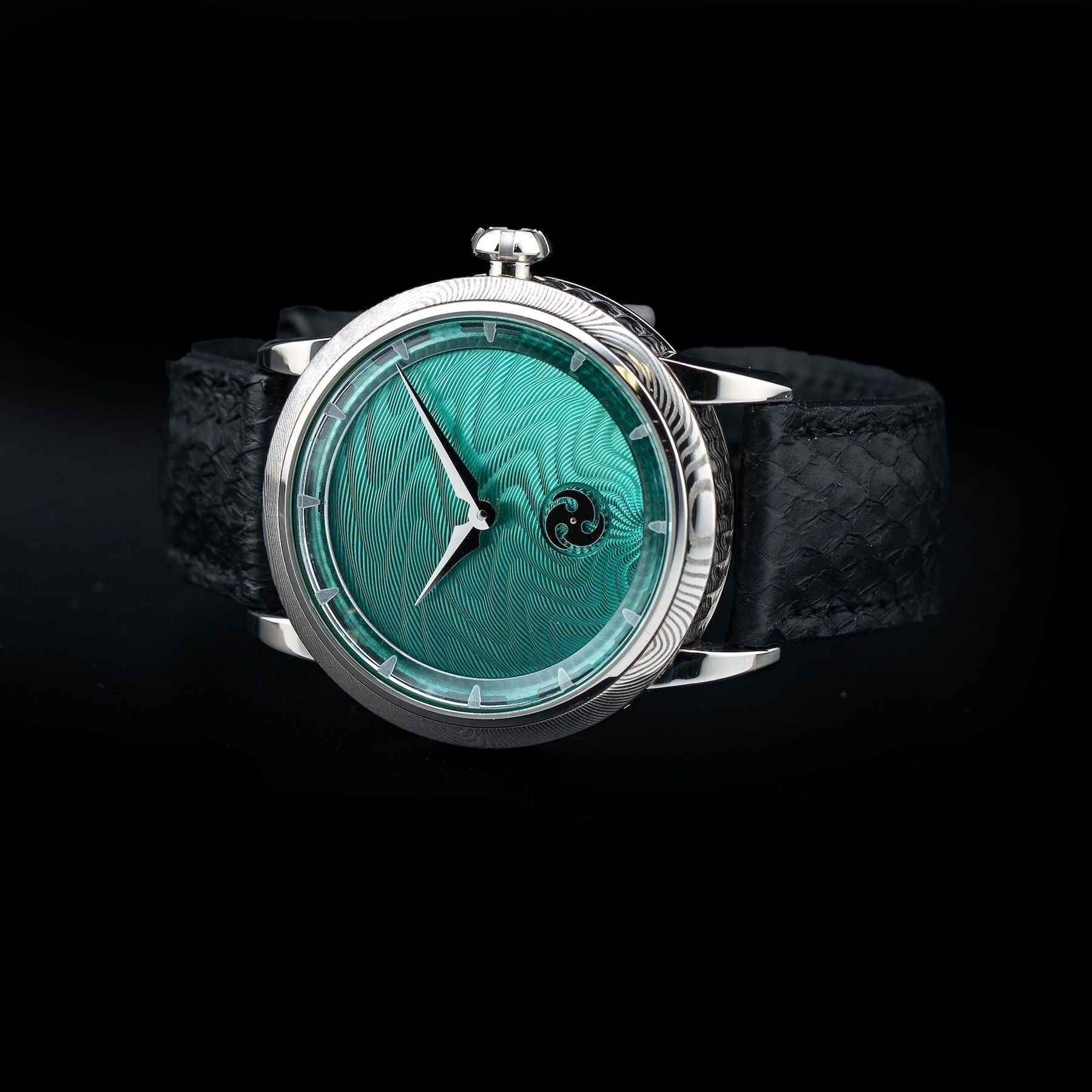 GoS Norrsken Northern Lights Guilloche Green