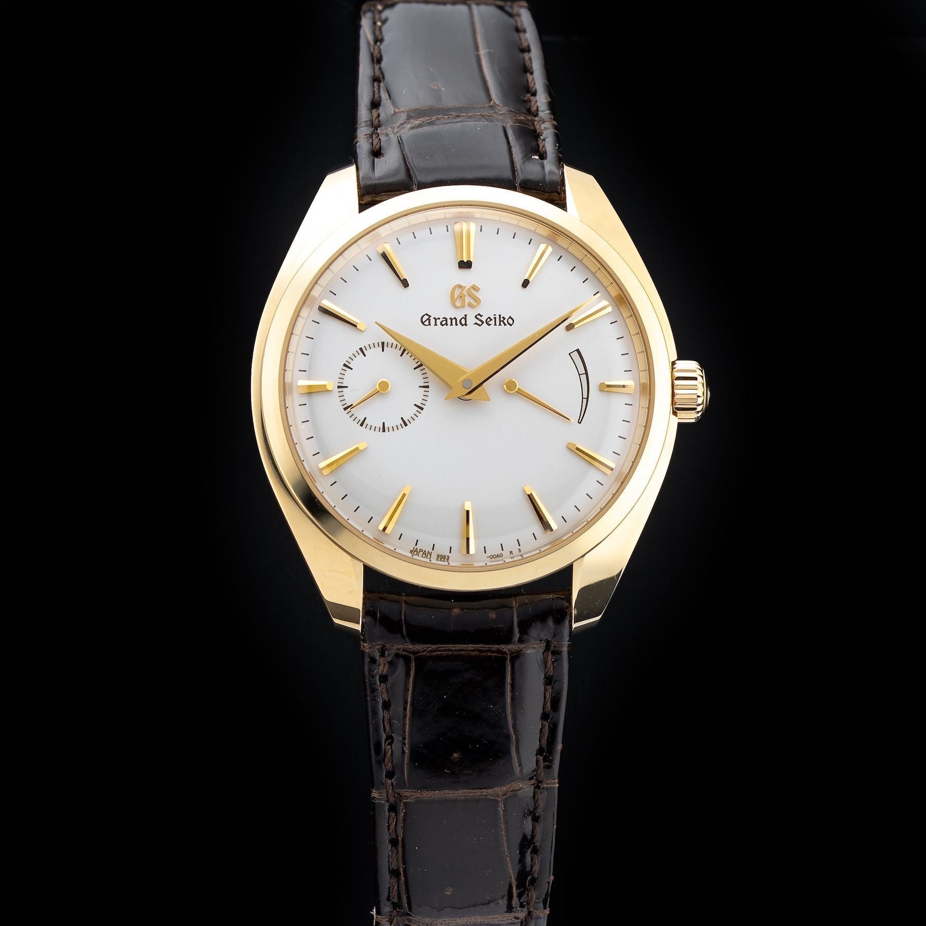 Grand Seiko Elegance SBGK006 White Dial Yellow Gold Case