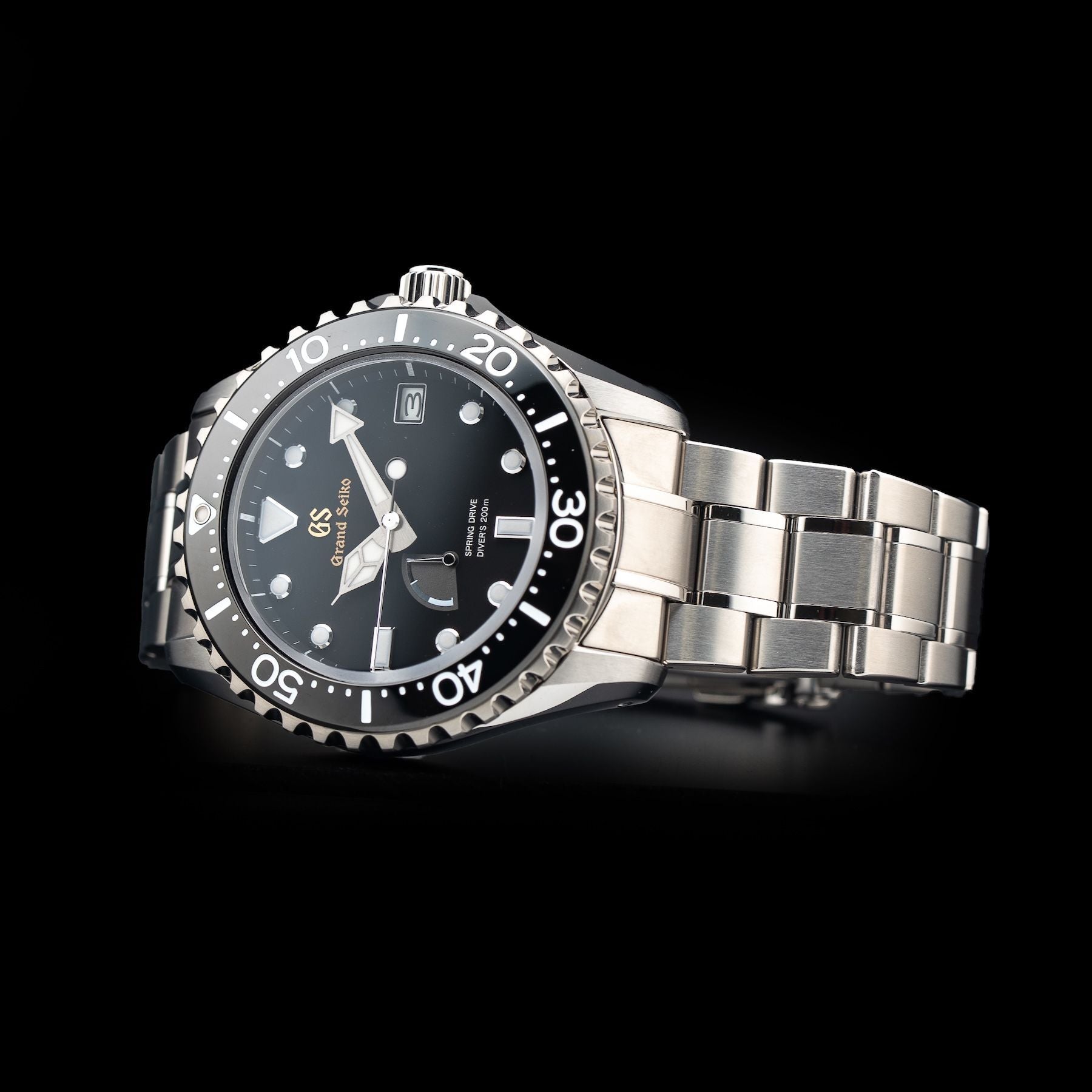 Grand Seiko SBGA231 Spring Drive Diver Black Dial