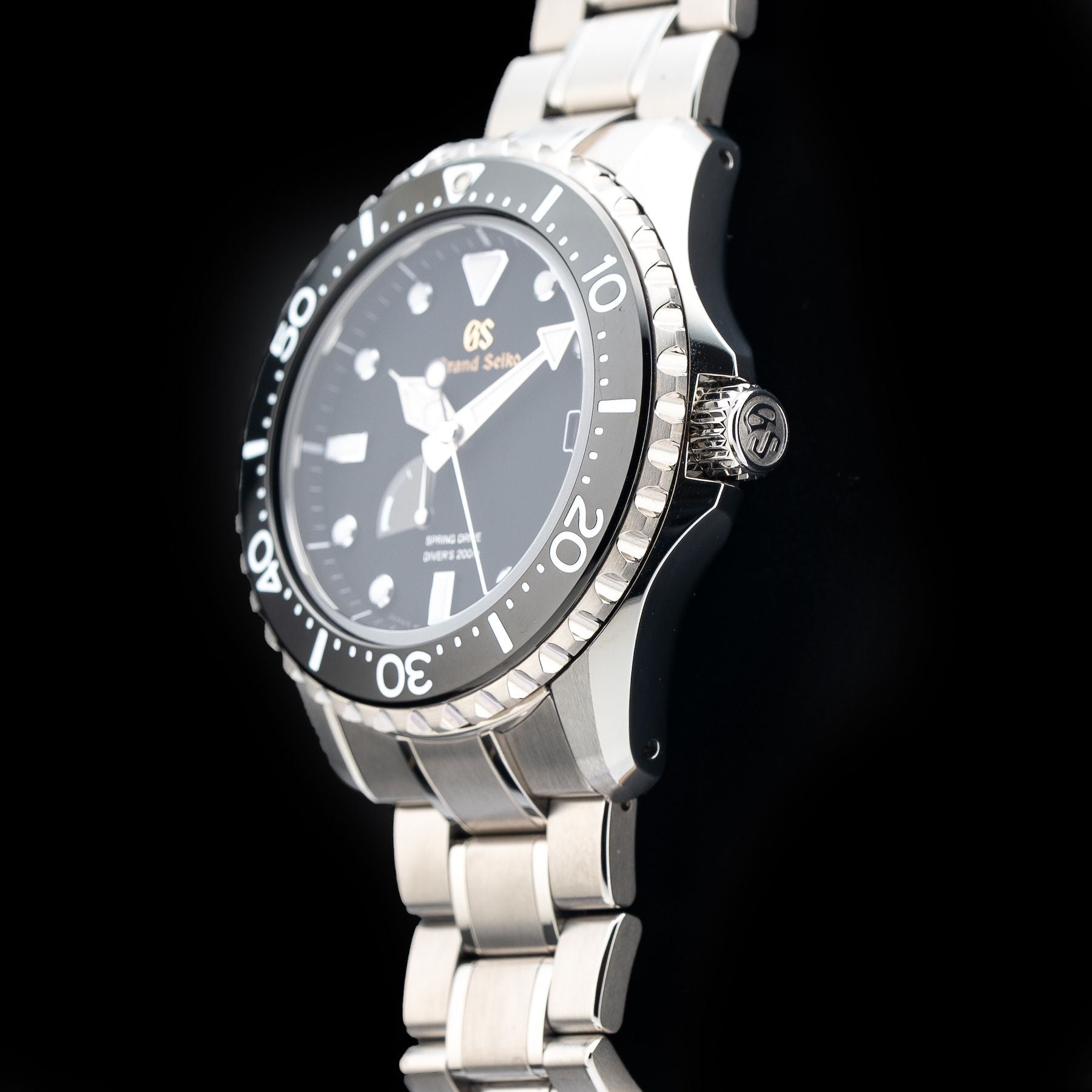 Grand Seiko SBGA231 Spring Drive Diver Black Dial