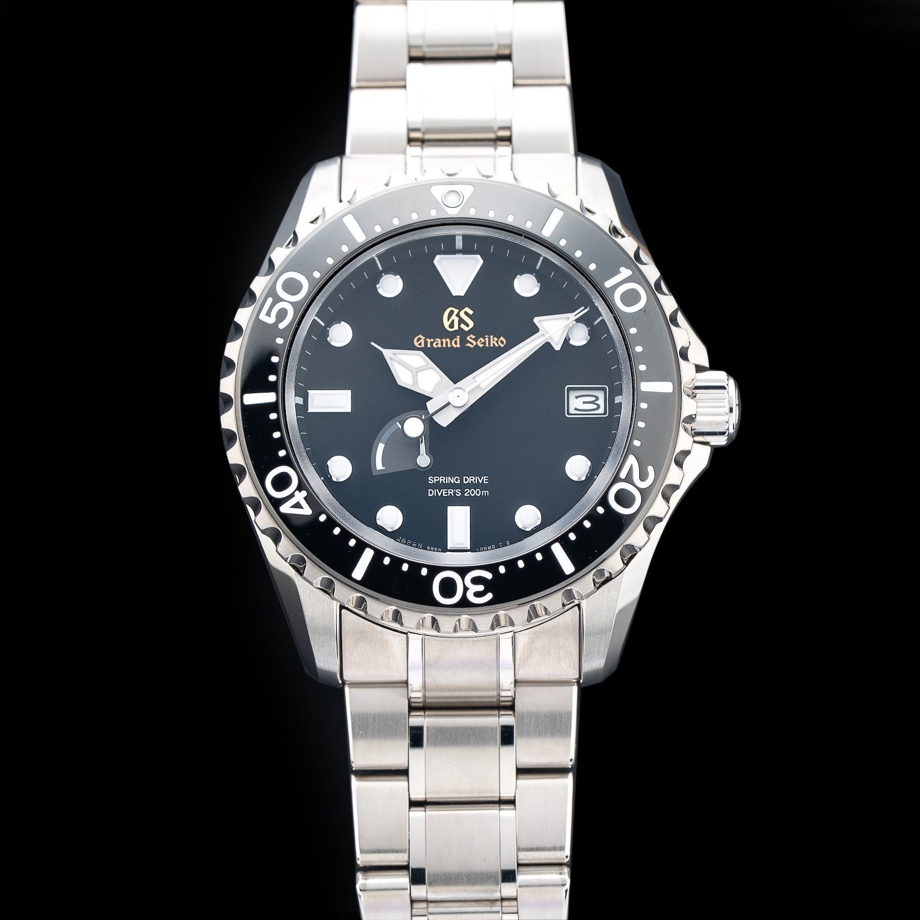 Grand Seiko SBGA231 Spring Drive Diver Black Dial