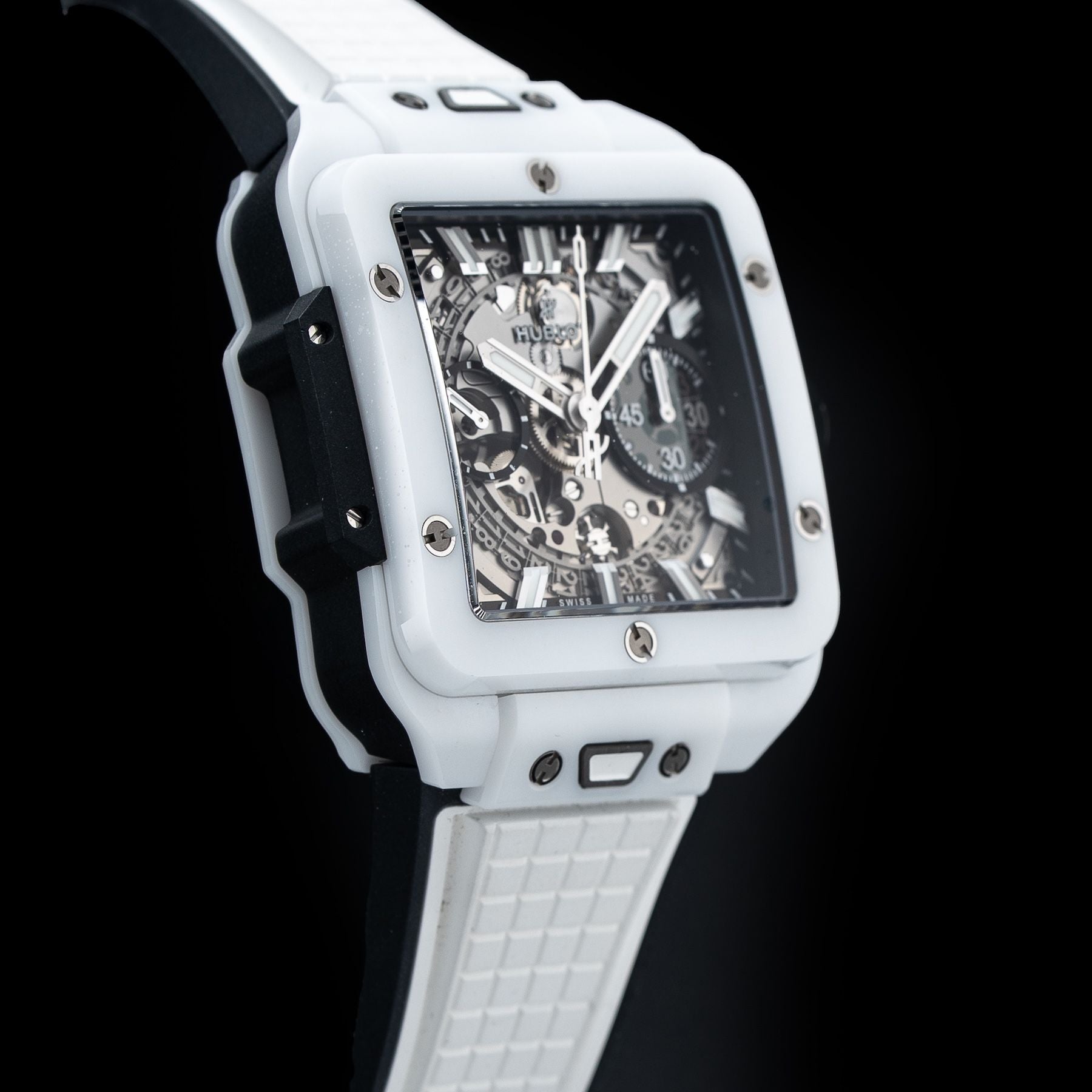 Hublot 821.HX.0170.RX Square Bang Unico White Ceramic