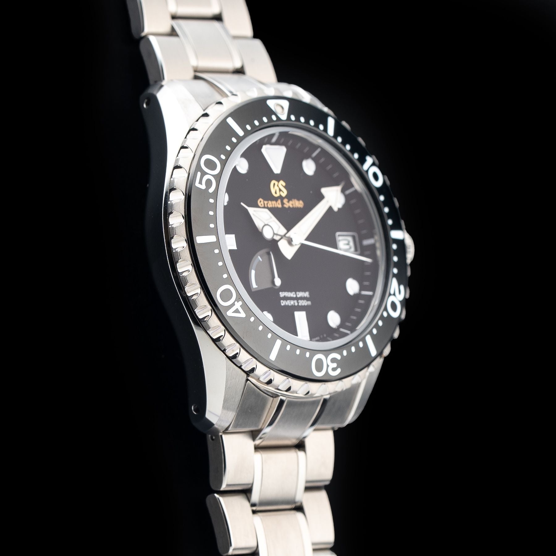 Grand Seiko SBGA231 Spring Drive Diver Black Dial