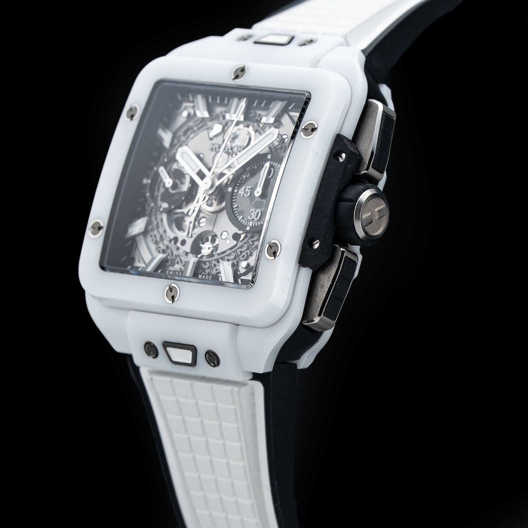 Hublot 821.HX.0170.RX Square Bang Unico White Ceramic