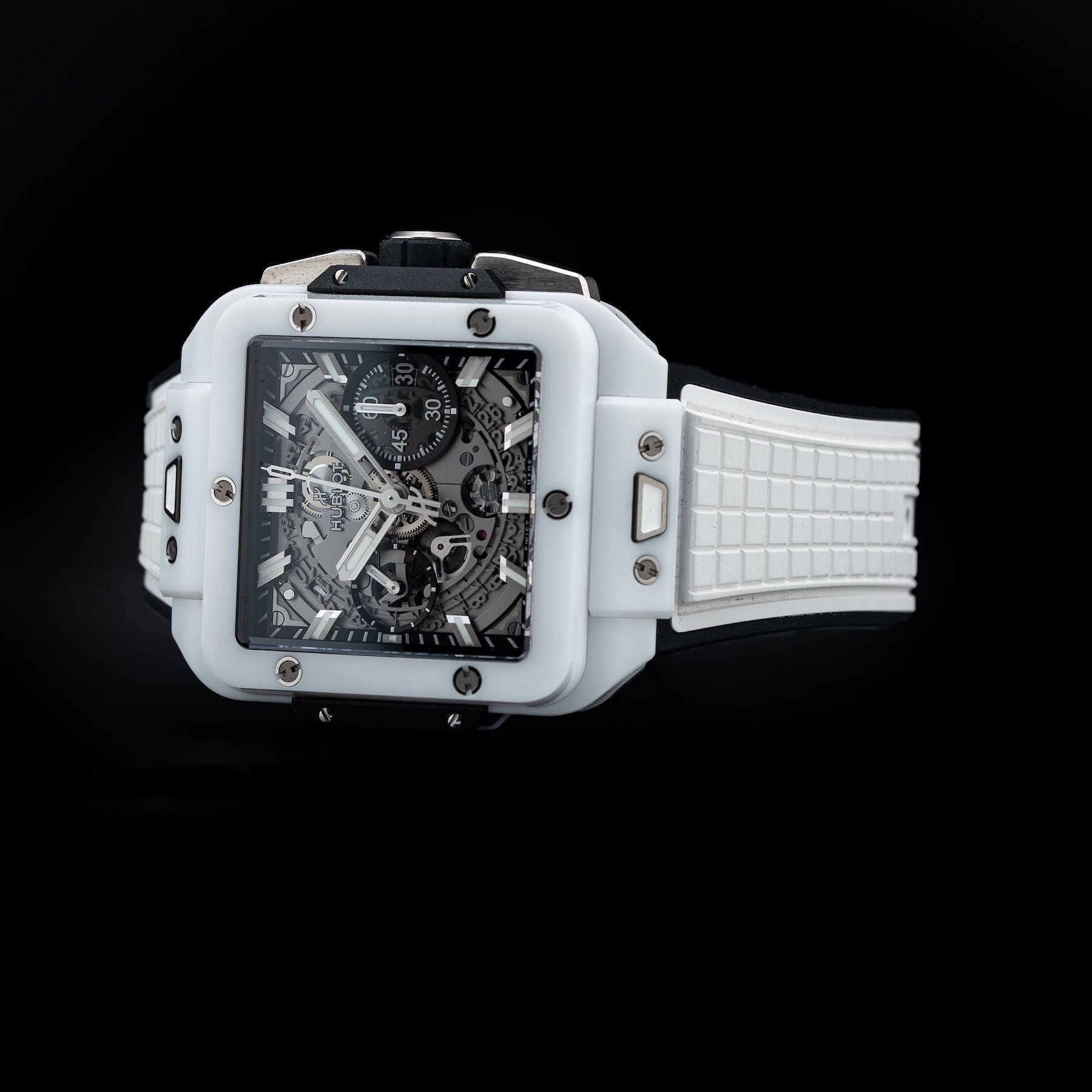 Hublot 821.HX.0170.RX Square Bang Unico White Ceramic