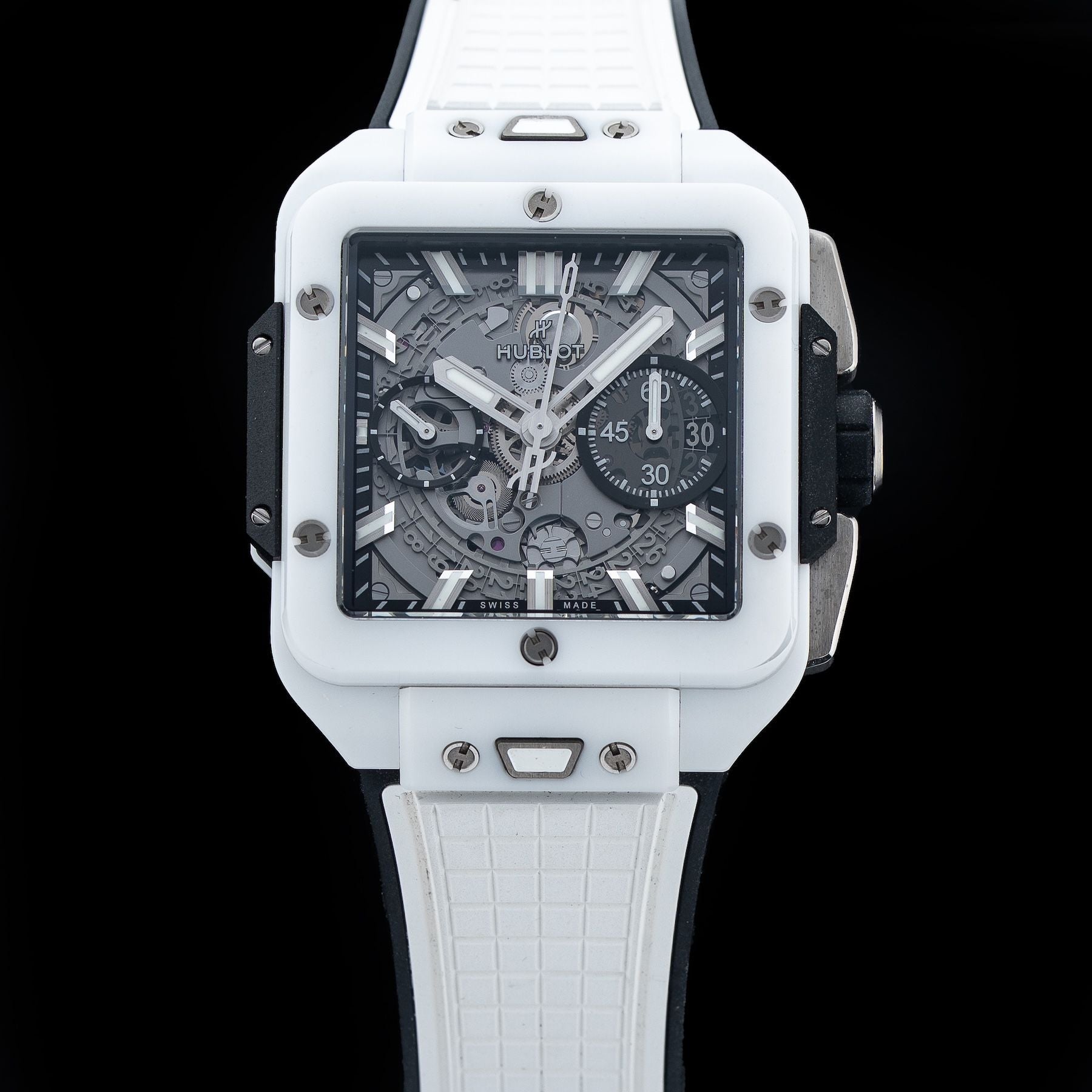 Hublot 821.HX.0170.RX Square Bang Unico White Ceramic