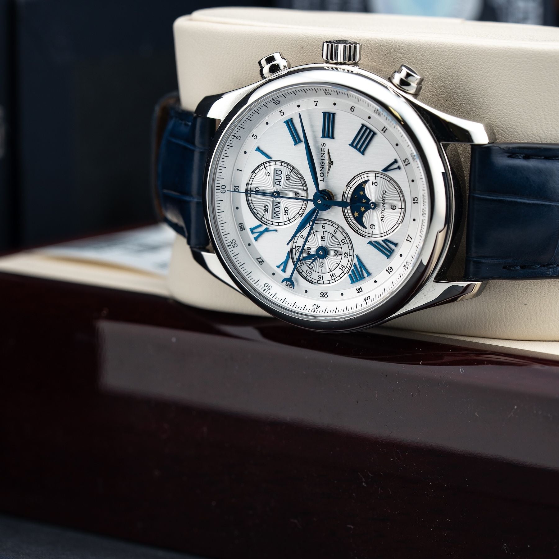 Longines L2.773.4.71.2 Master Collection 42mm Silver Dial