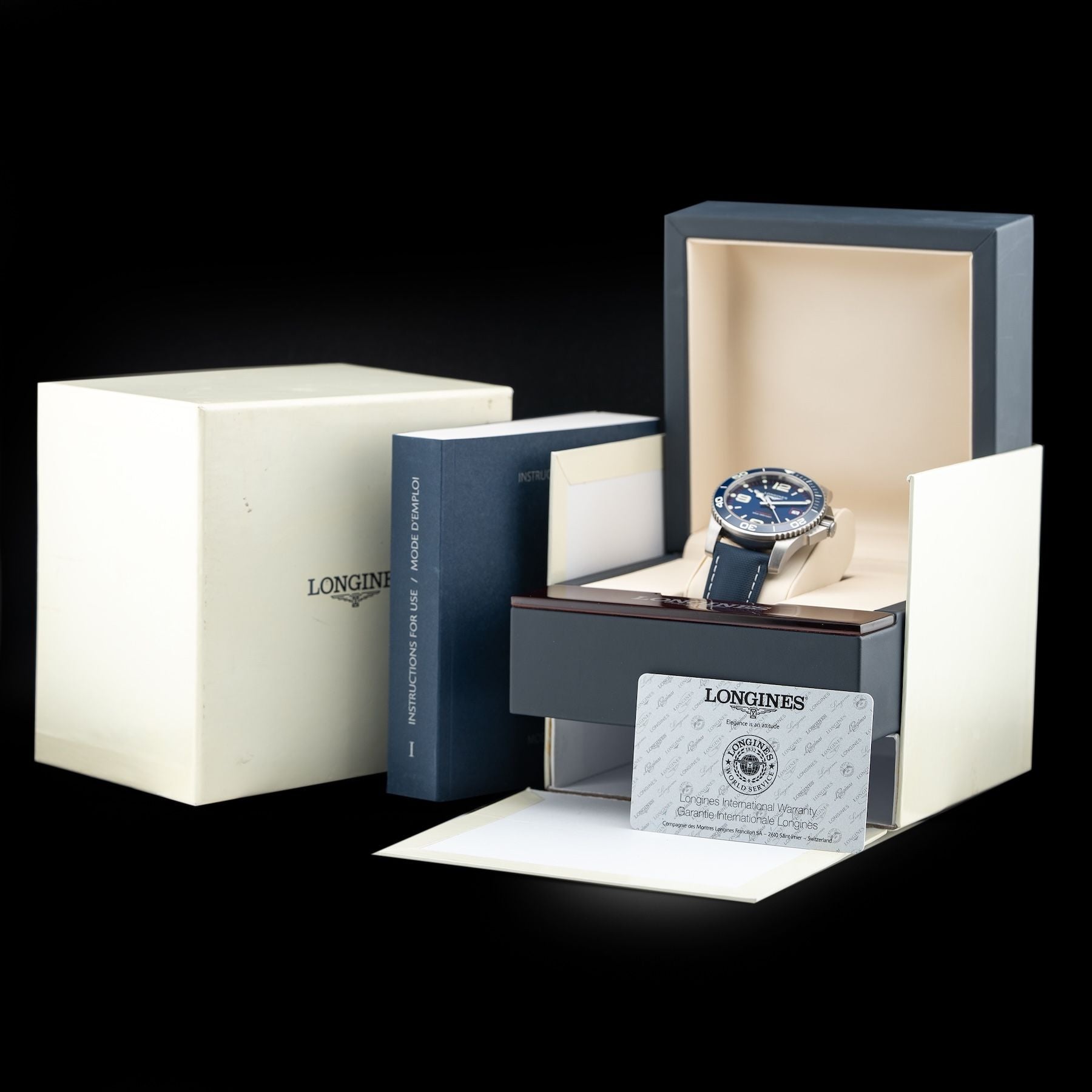 Longines Hydroconquest Blue Dial L3.742.4.98.6