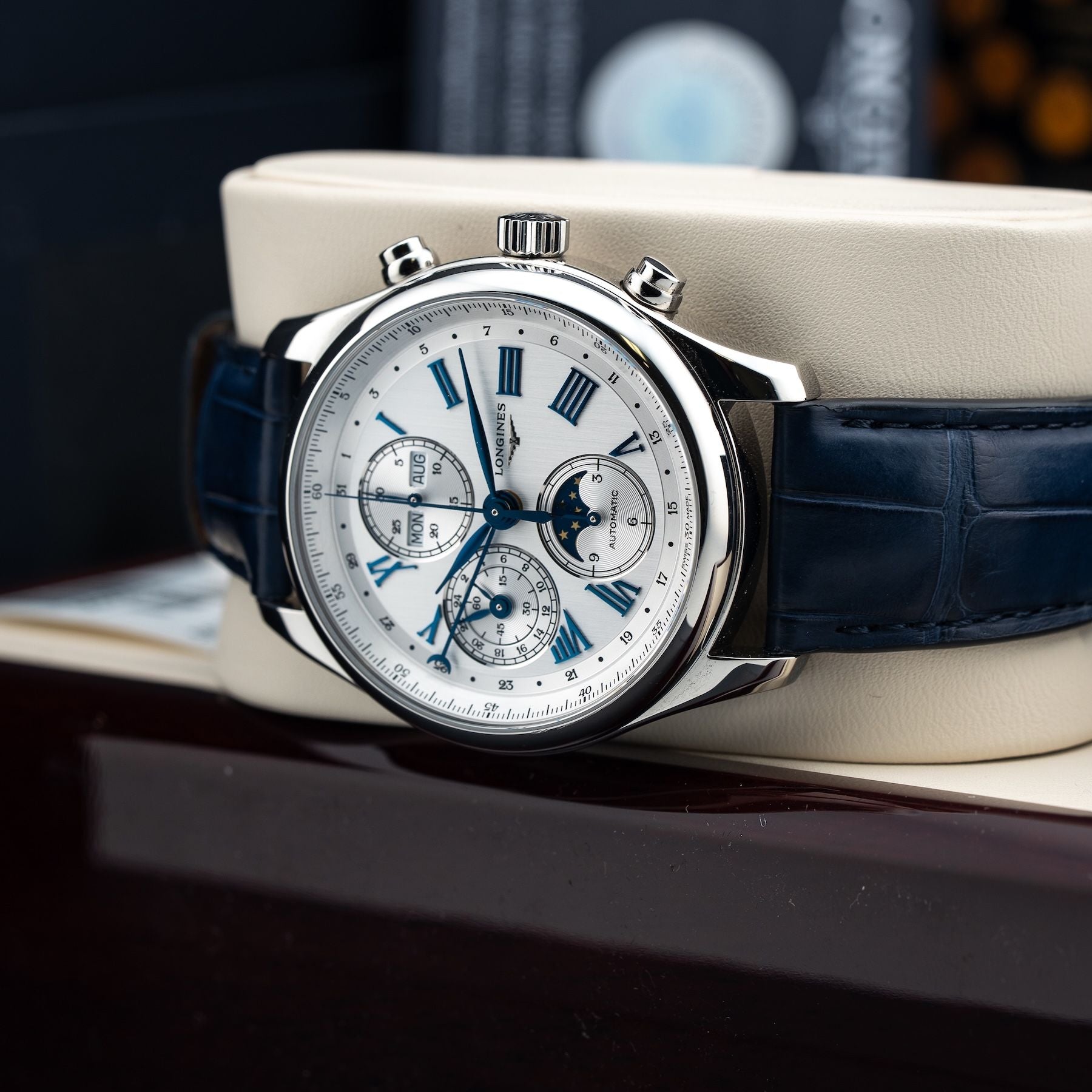 Longines L2.773.4.71.2 Master Collection 42mm Silver Dial